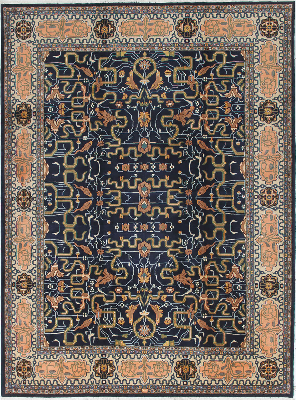 Rizbaft Tapete oriental 240 x 330 (Irã) Atado À Mão