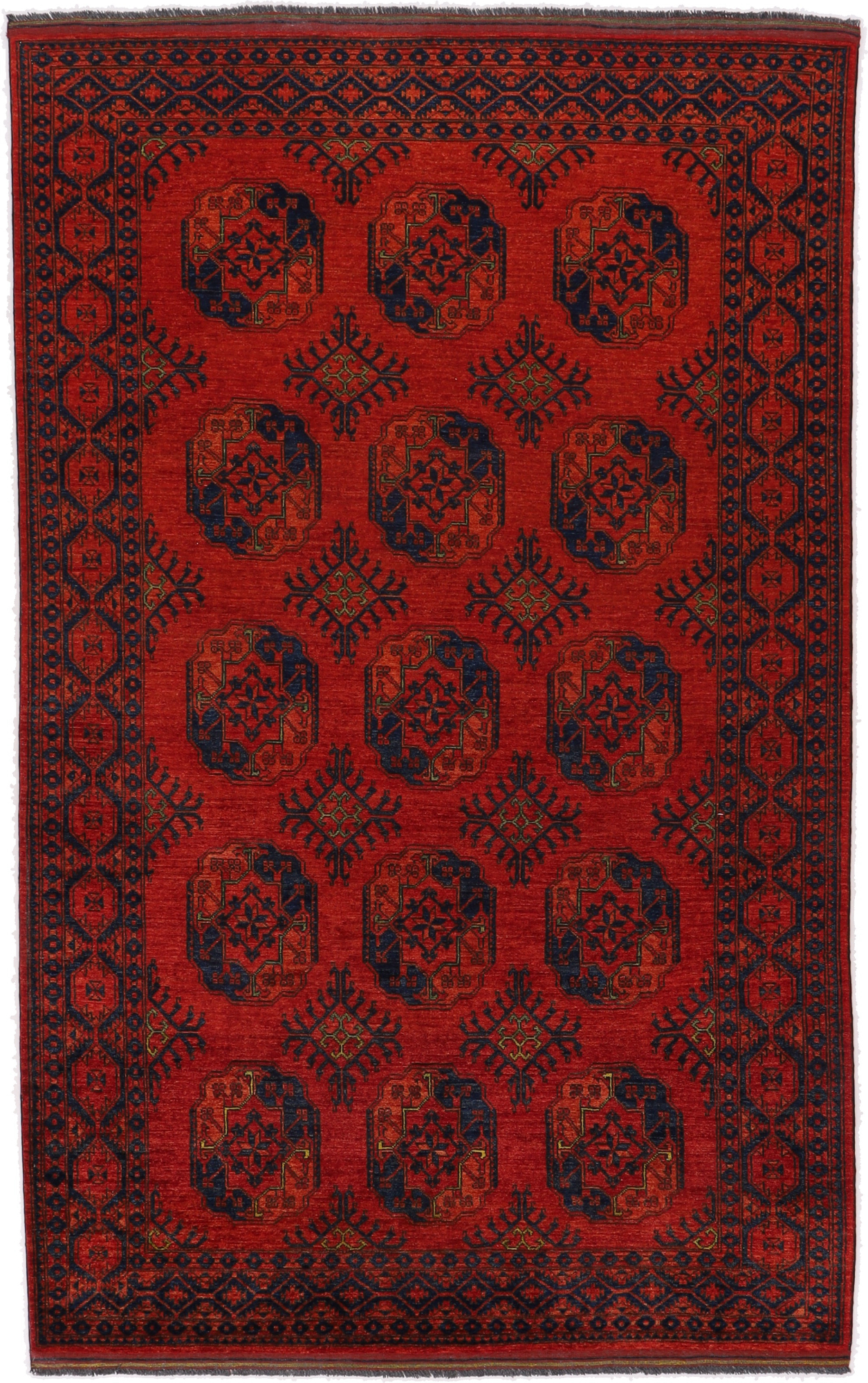 Afghan Tappeto orientale 300 x 190 Grigio (Afghanistan) Annodato A Mano