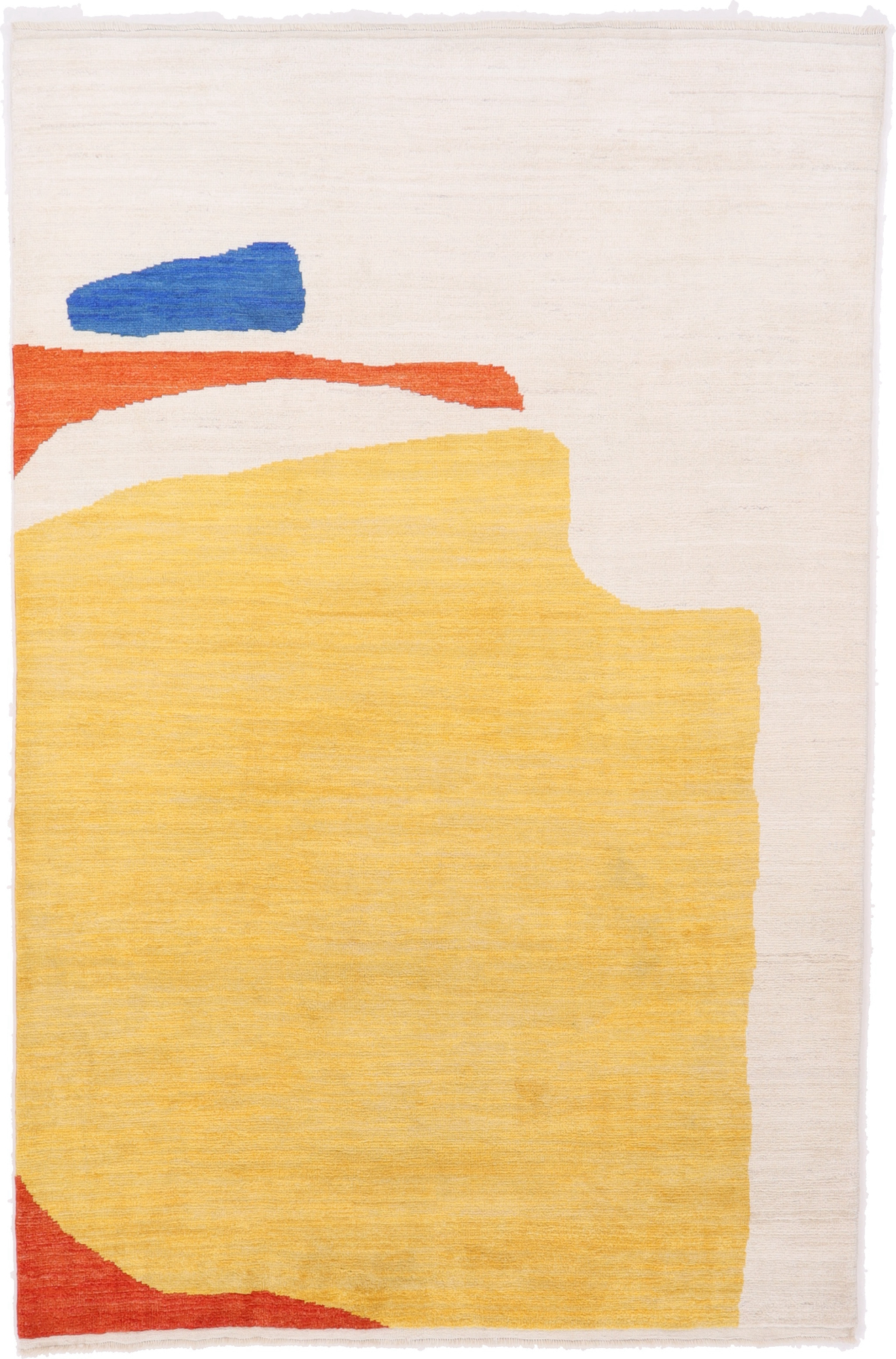 Berber Orientteppich 300 x 200 Weiss (Afghanistan) Handgeknüpft