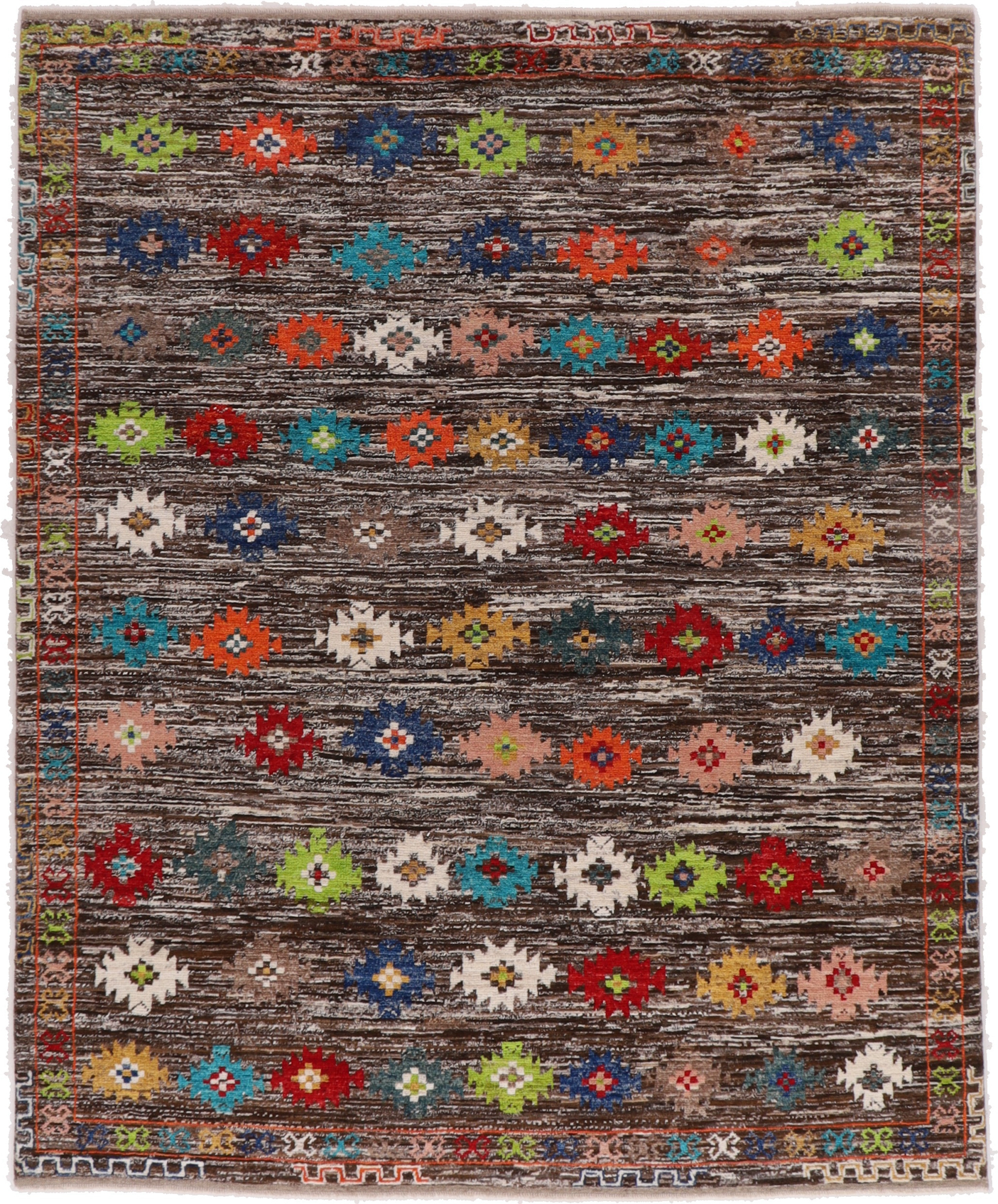 Dywan 250 x 300 Szary () Ręcznie Tkany