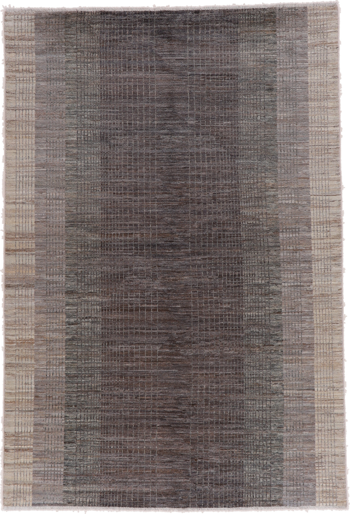 Matta 160 x 240 Vit (Afghanistan) Handknuten