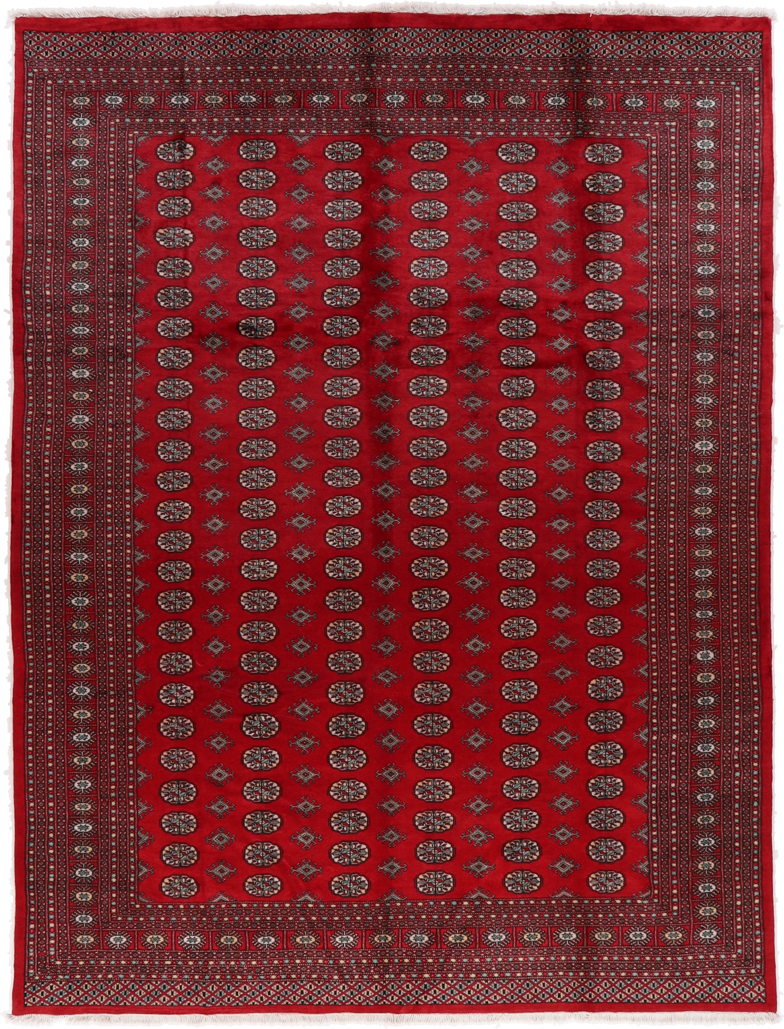 Bokhara Alcatifa 360 x 270 (Paquistão) Atado À Mão