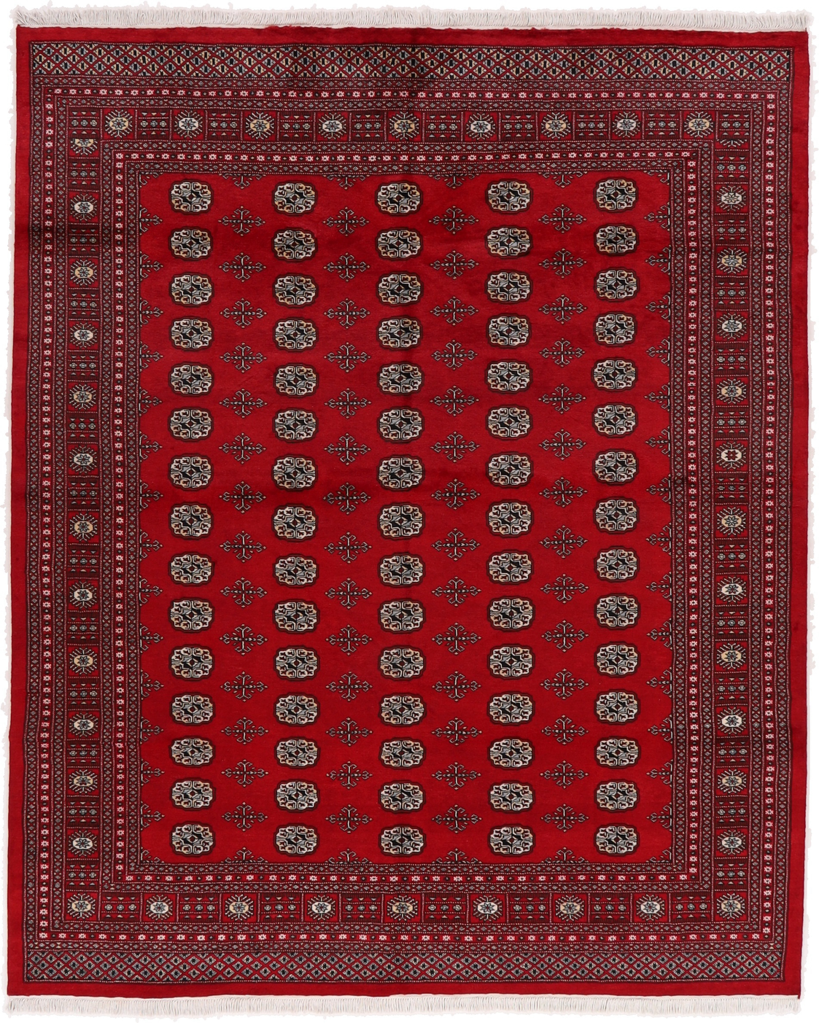 Bokhara Dywan orientalny 300 x 250 (Pakistan) Ręcznie Tkany