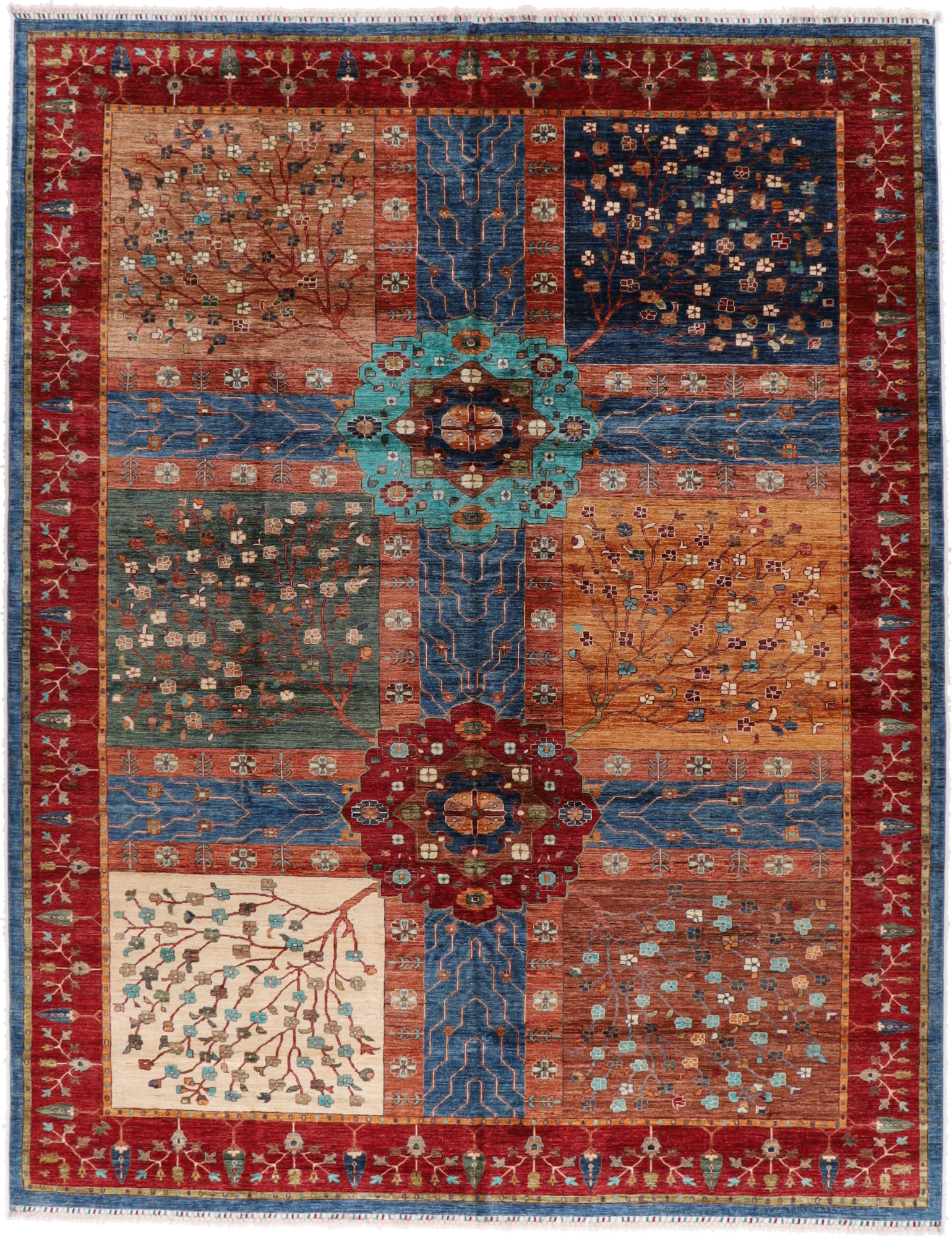 Samarkand Koberec 390 x 310 (Pákistán) Ručně Vázané