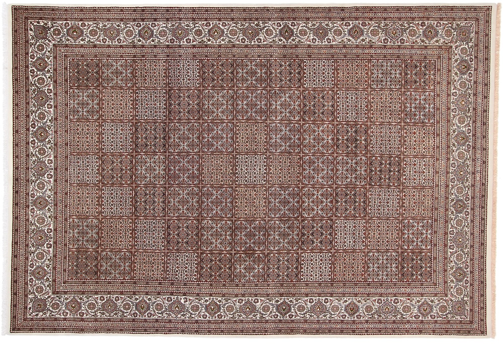 Tabriz Dywan 250 x 360 Biały (Indian) Ręcznie Tkany