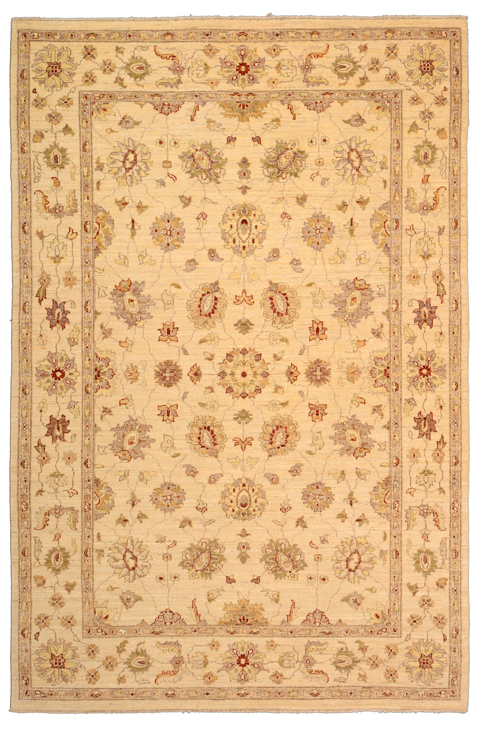 Ziegler Rug 180 x 270 Green (Pakistan) Hand Knotted
