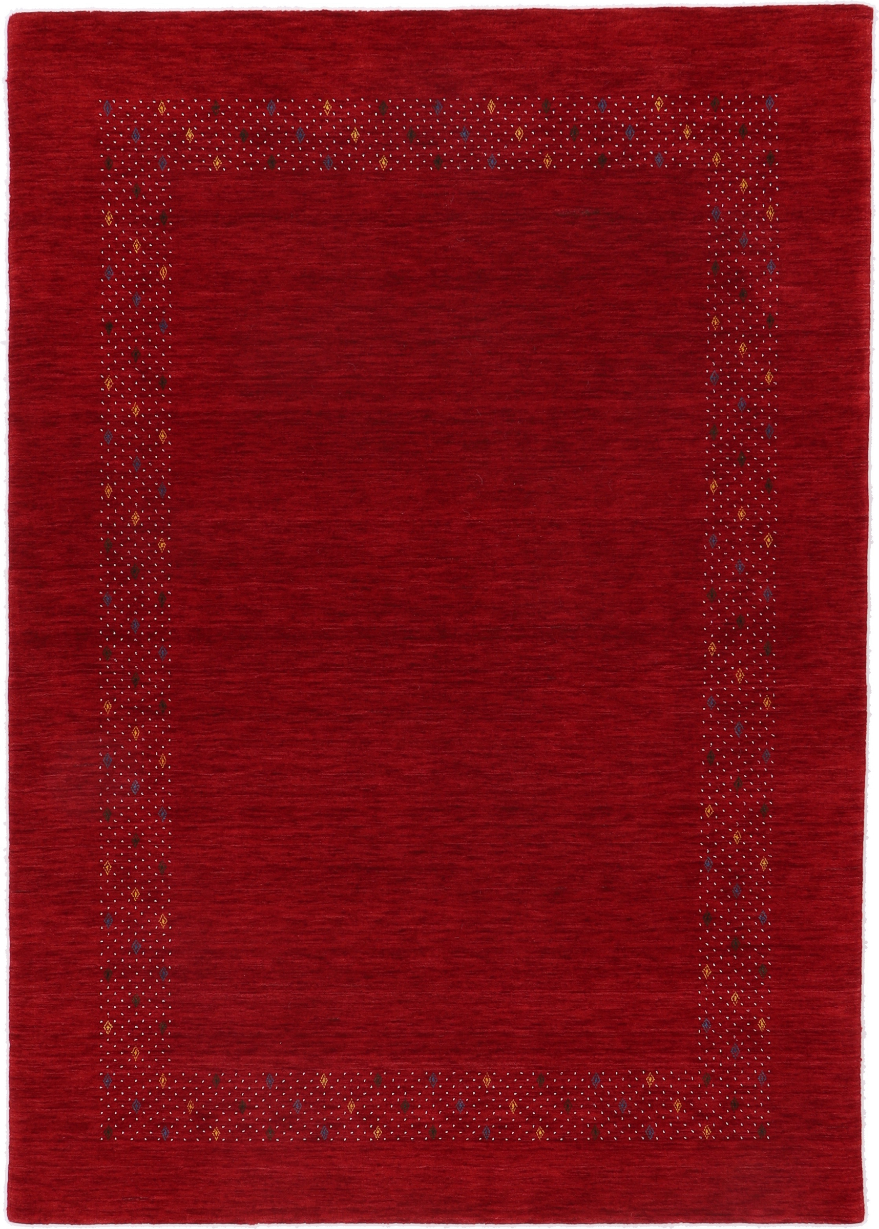 Loribaft Alfombra 240 x 170 Marrón (Indian) Anudado A Mano