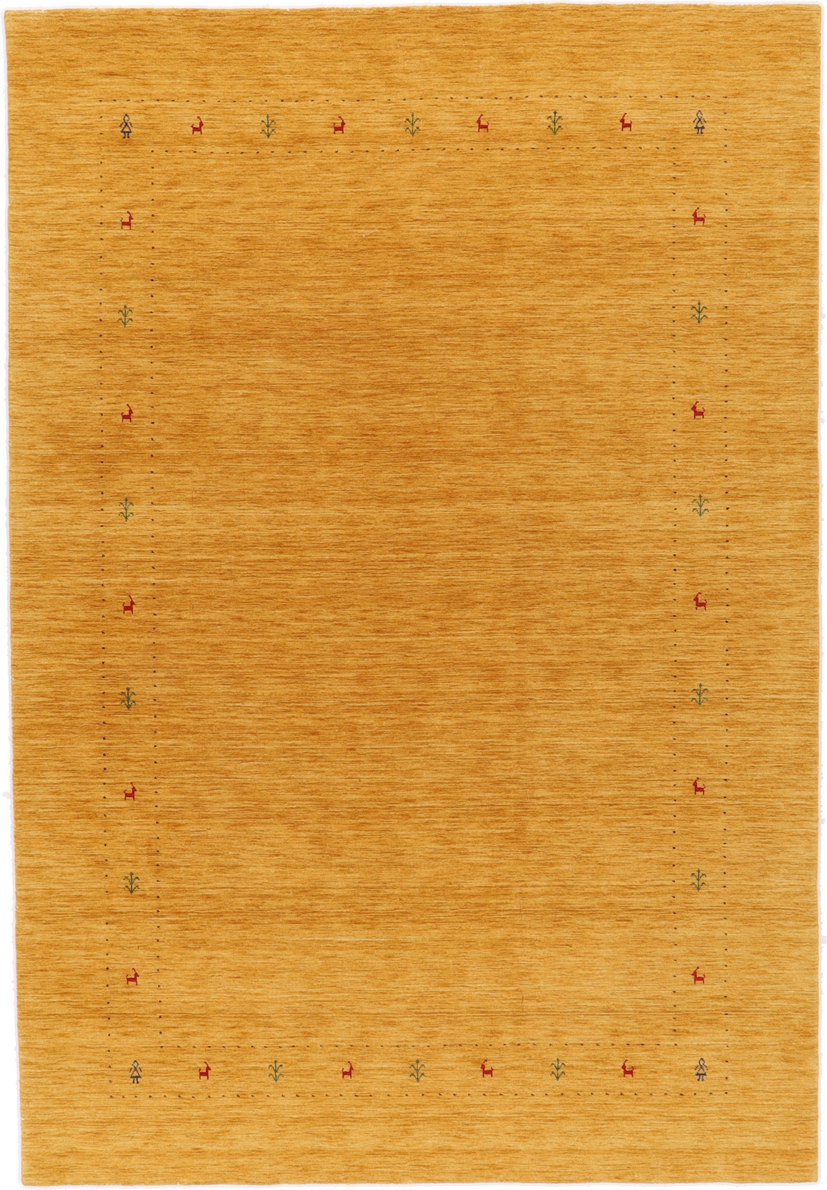 Loribaft Rug 200x300 Green (Indian) Hand Knotted