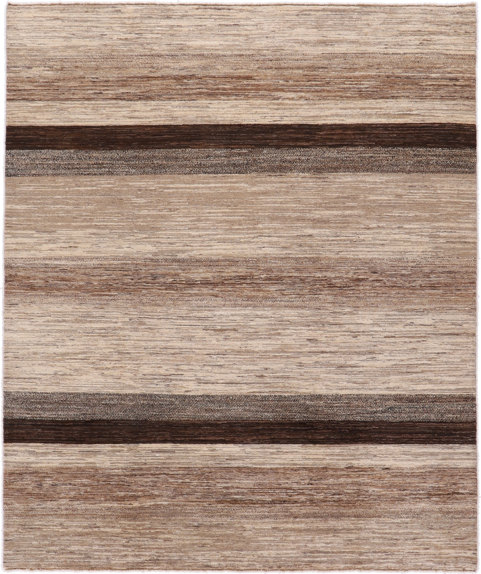 Gabbeh Teppich 250x210 Weiss (Pakistan) Handgeknüpft