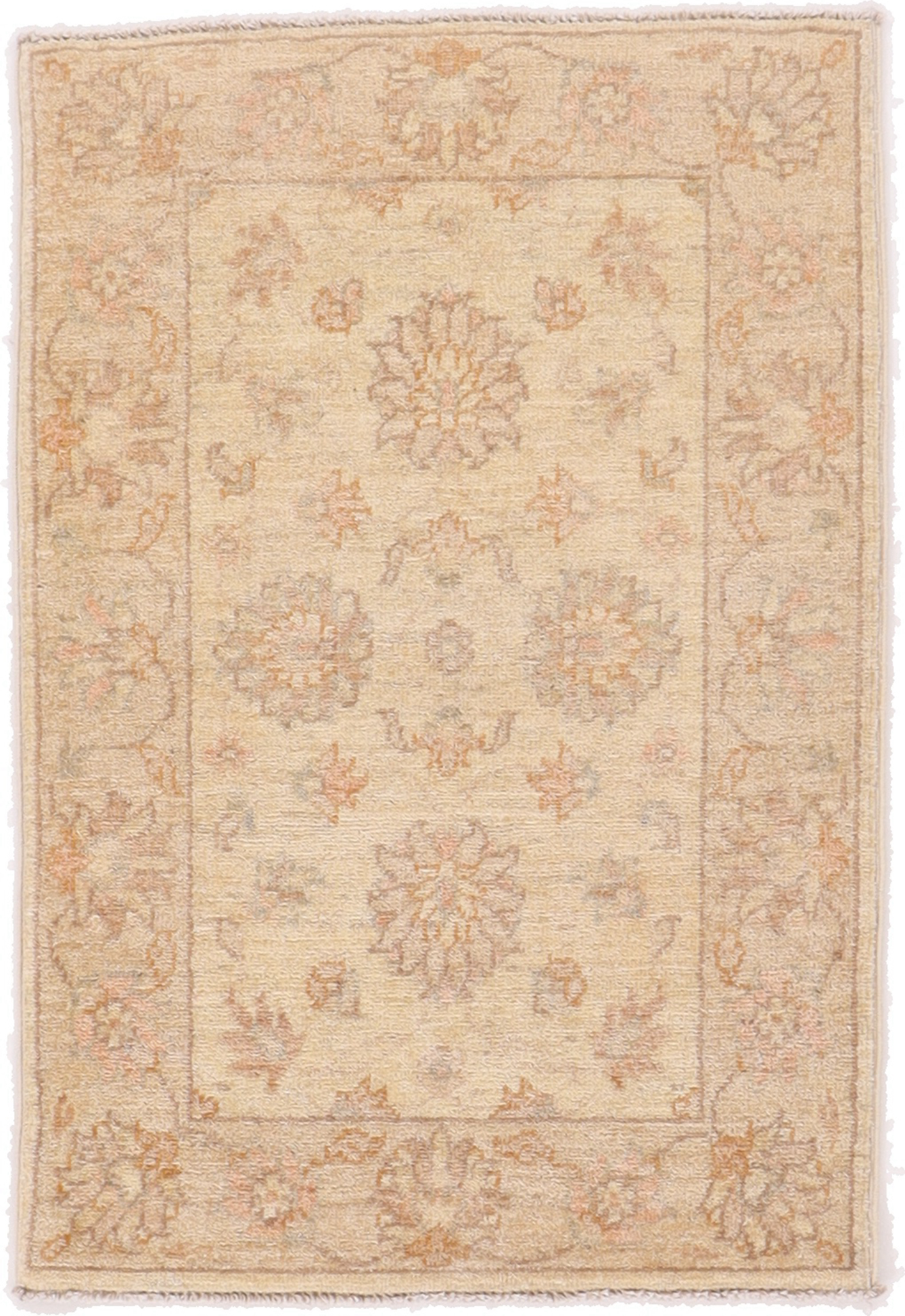 Ziegler Tappeto orientale 90 x 60 Bianco (Afghanistan) Keine Angabe