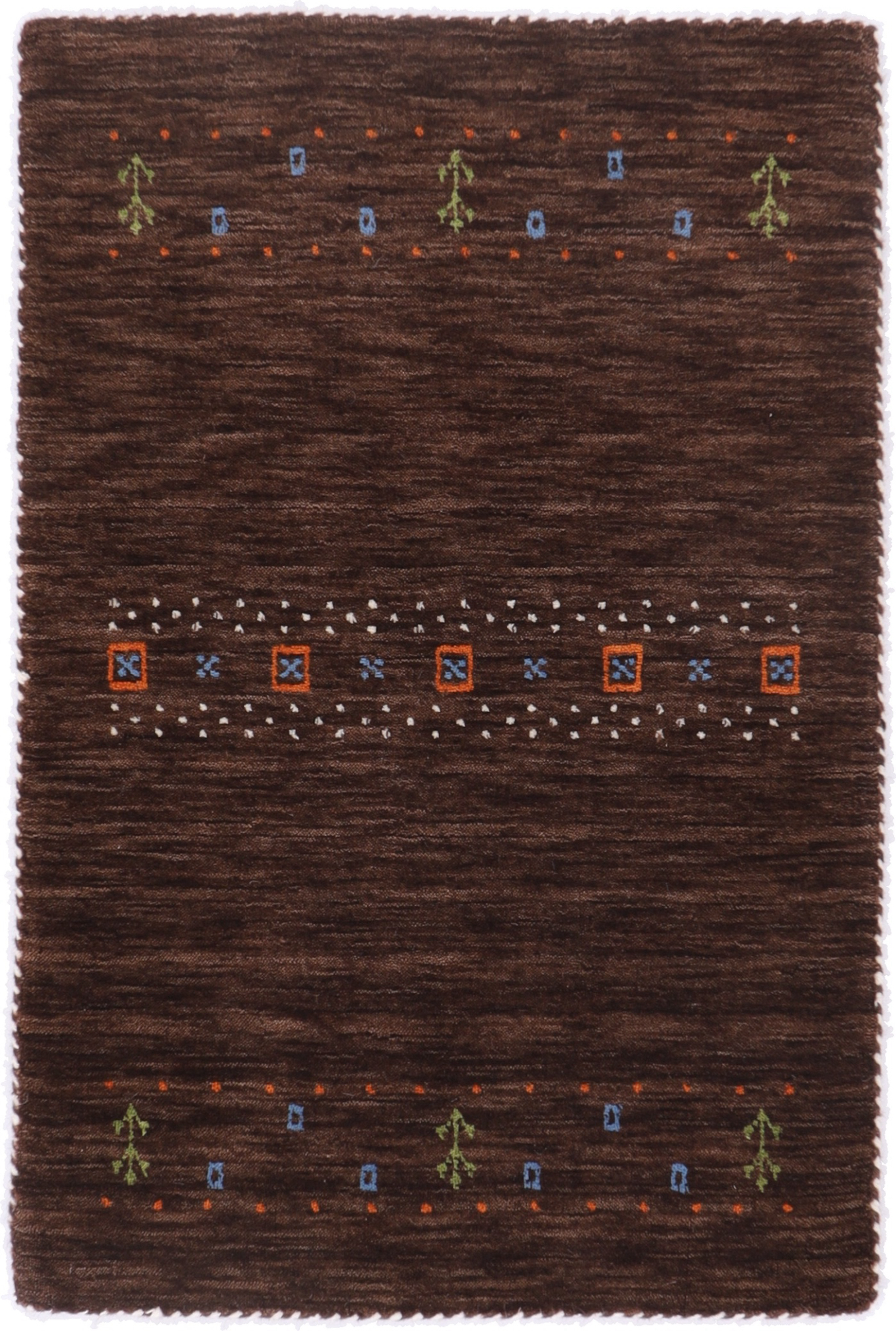 Szőnyeg 60 x 90 Fehér (Indian) Kézzel Csomózott