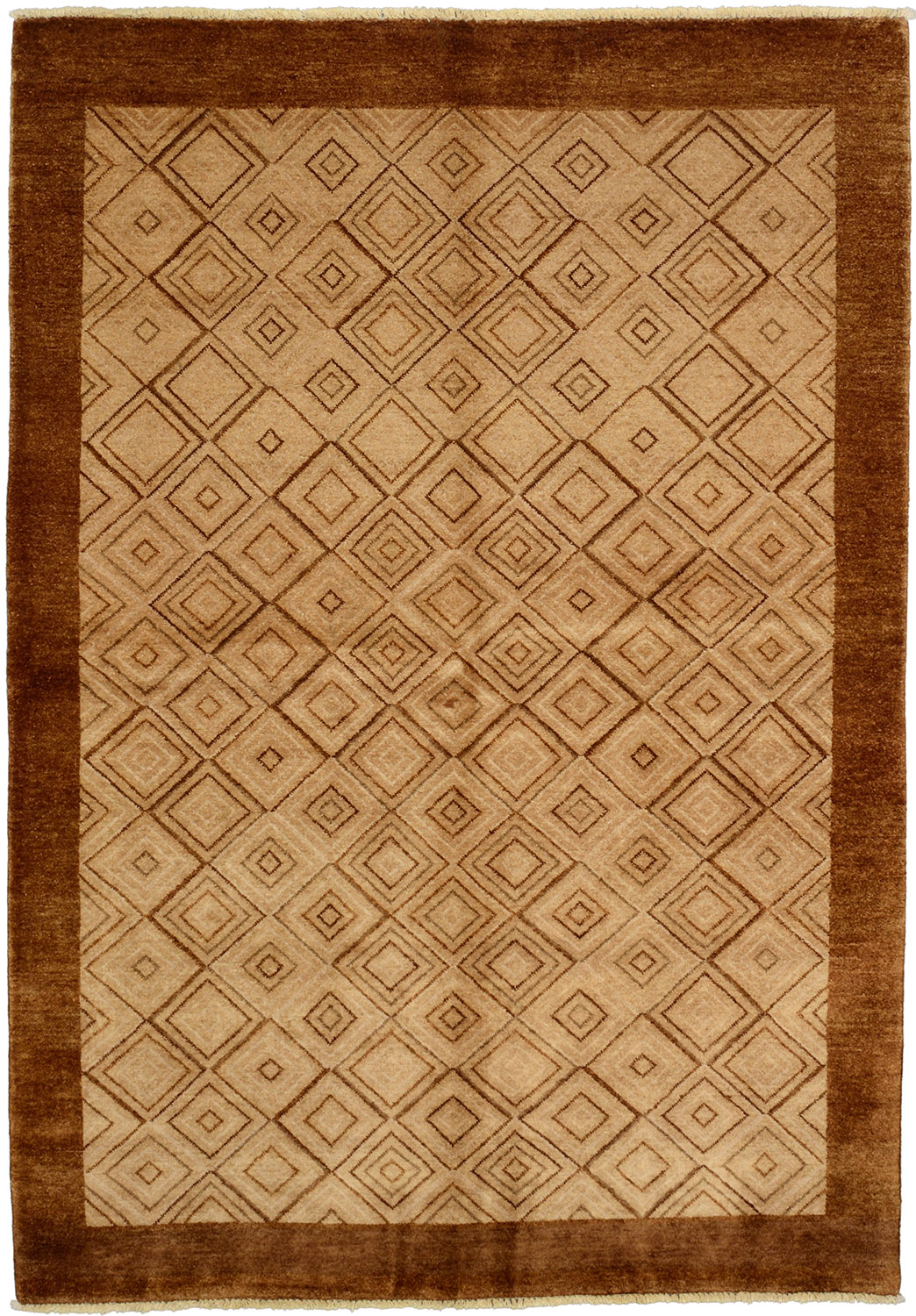 Ziegler Alcatifa 240x170 Verde (Paquistão) Atado À Mão