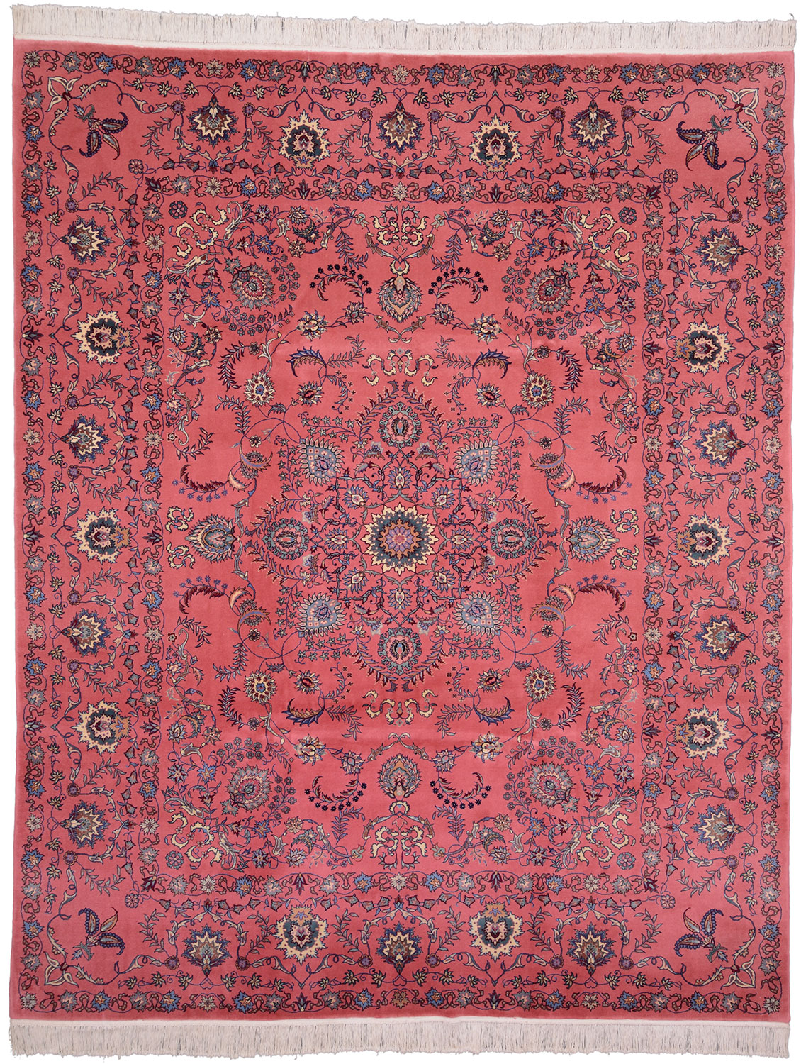 Isfahan Dywan orientalny 250 x 300 Biały (Chiny) Ręcznie Tkany