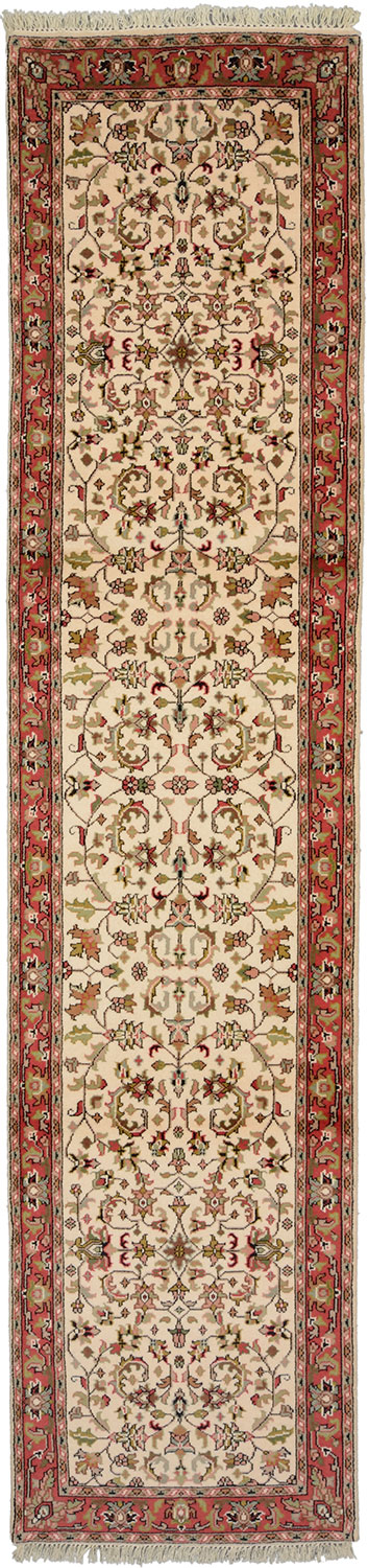 Bidjar Oriental rug 340 x 80 Green (Indian) Hand Knotted