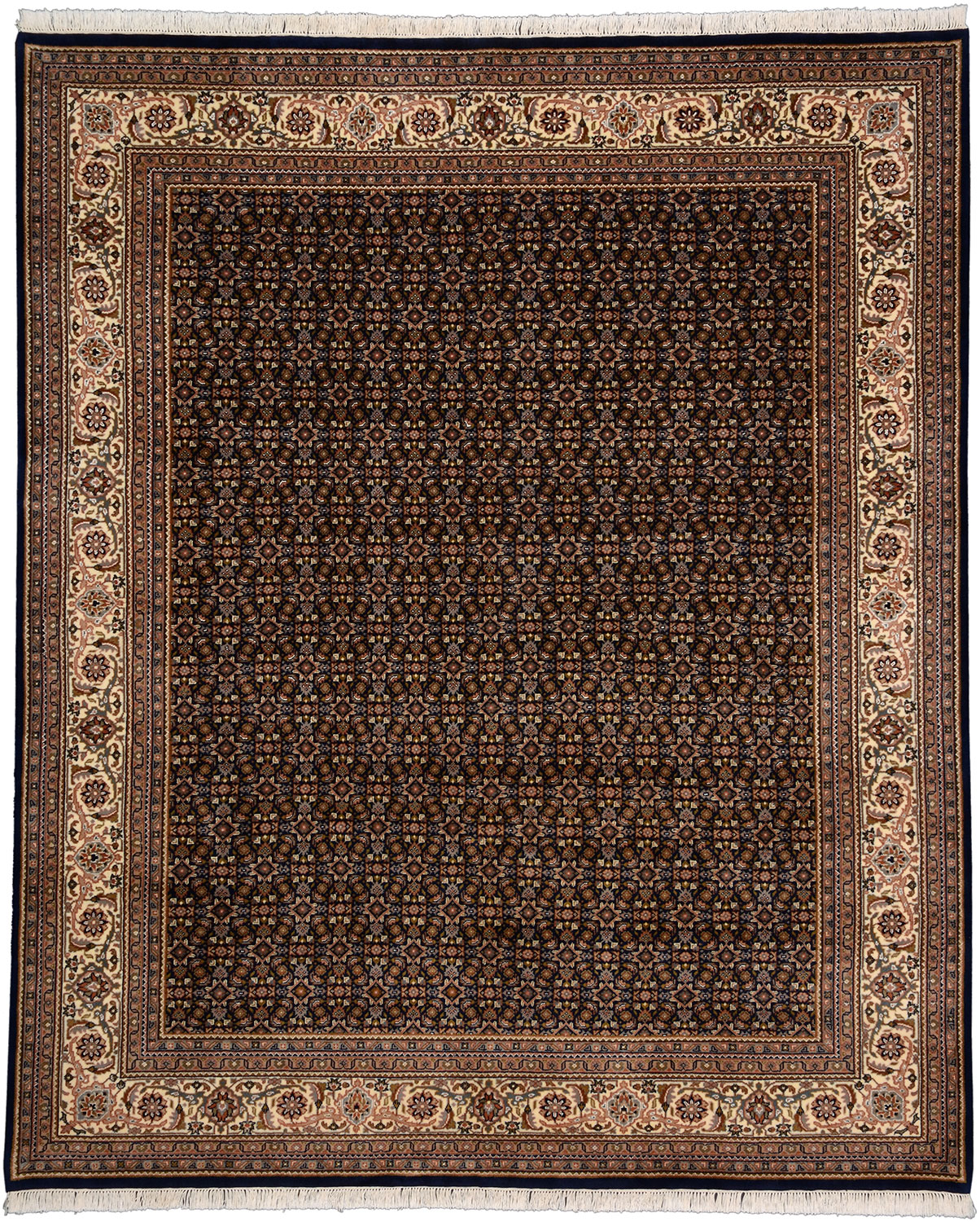 Tabriz Dywan orientalny 250 x 300 Biały (Indian) Ręcznie Tkany