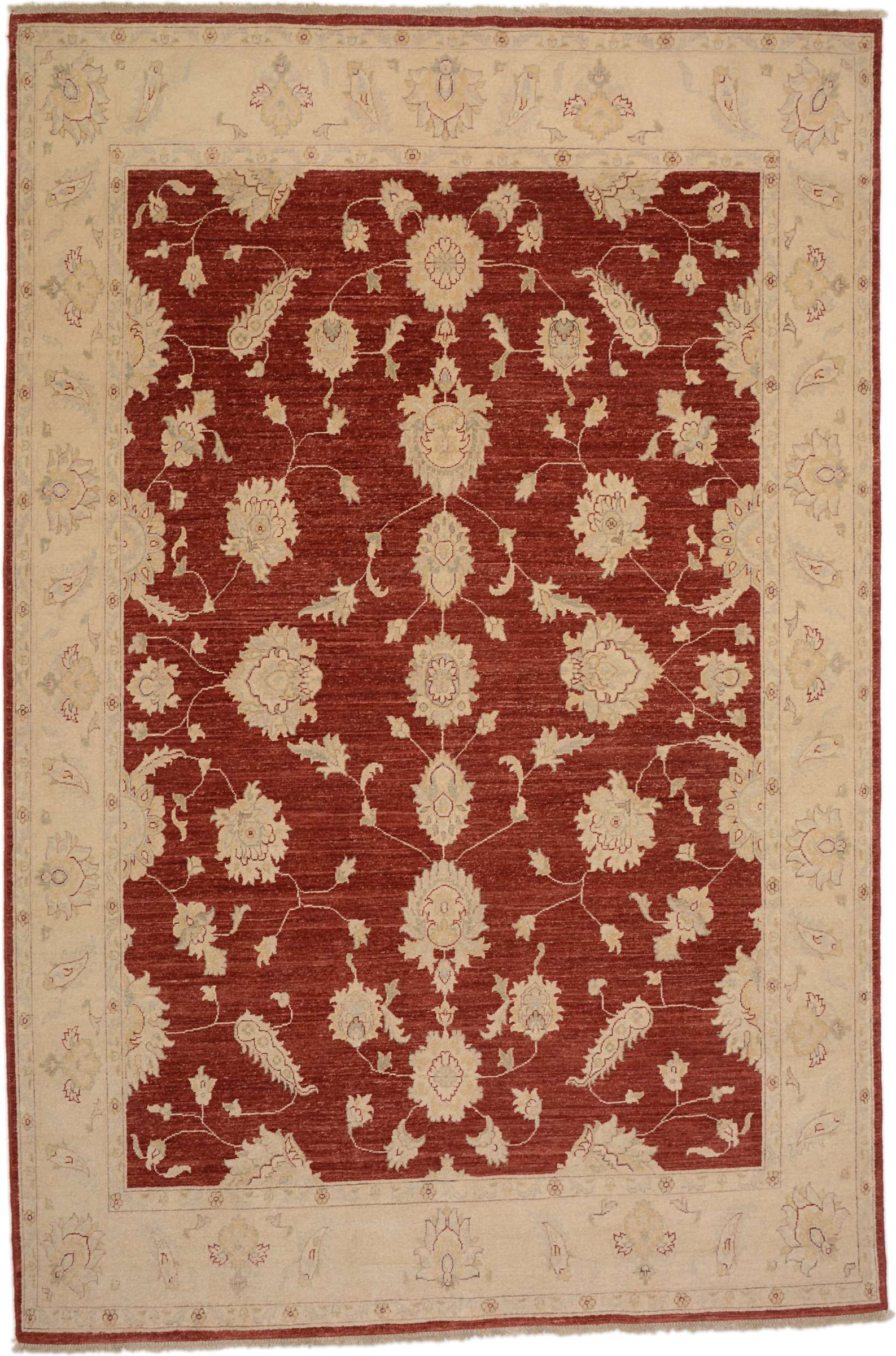 Ziegler Oriental rug 200 x 300 Green (Pakistan) Hand Knotted