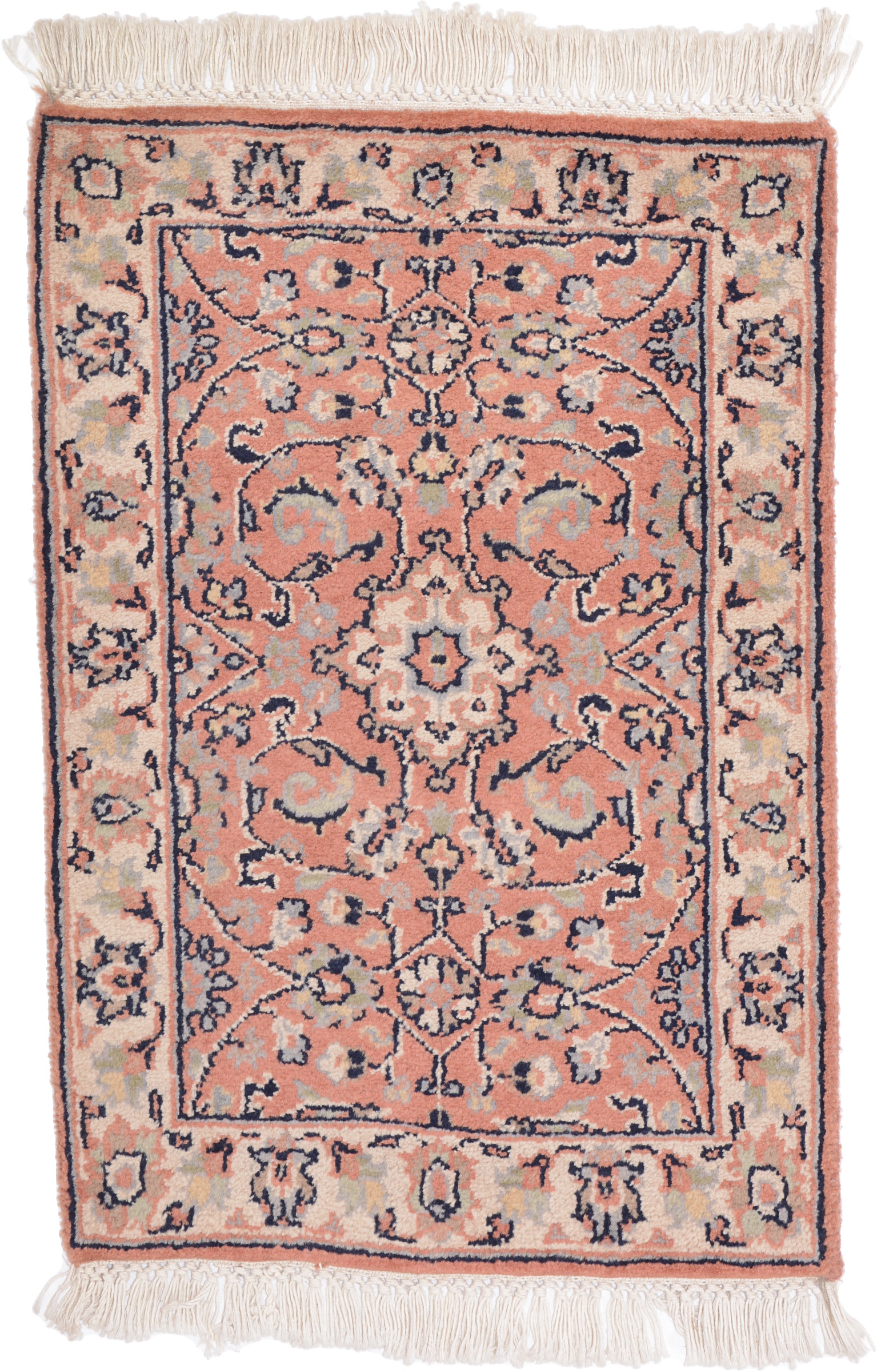 Bidjar Dywan 50x60 Biały (Indian) Ręcznie Tkany