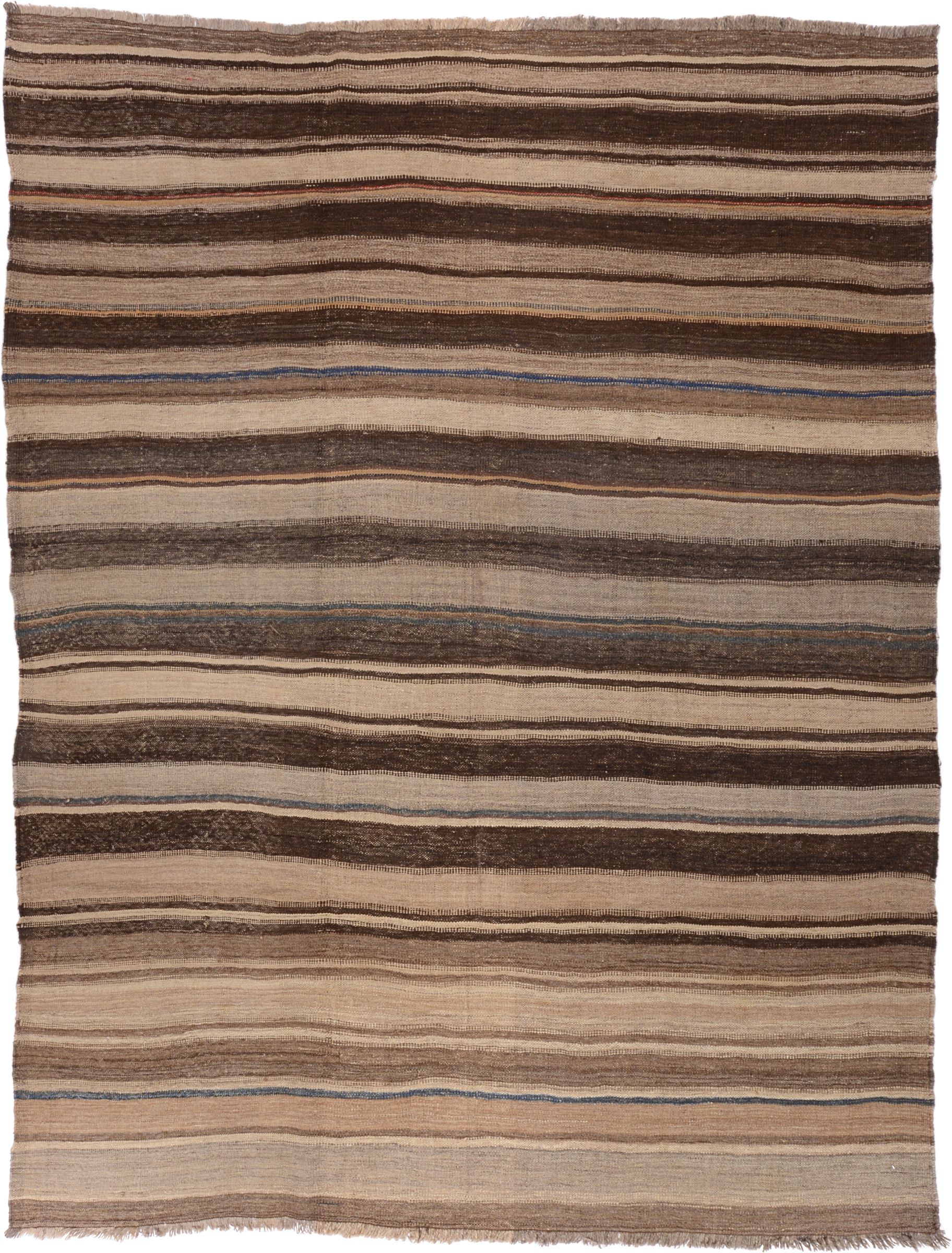 Kelim Persialainen matto 210 x 280 Harmaa (Iran) Käsinkudottu