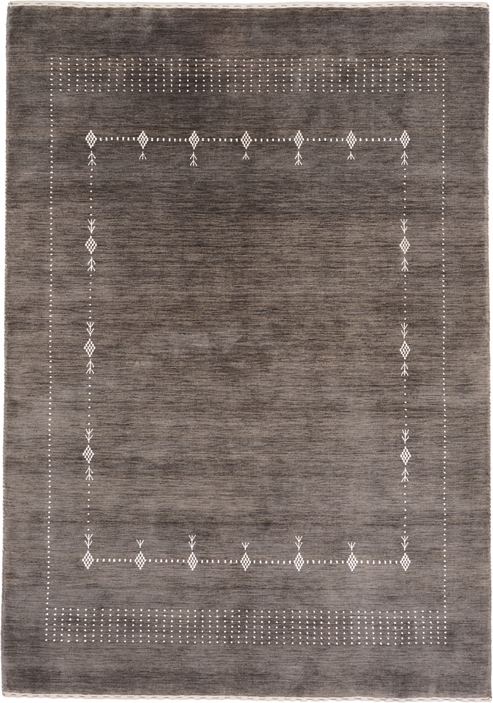 Loribaft Szőnyeg 170 x 240 Fehér (Indian) Kézzel Csomózott