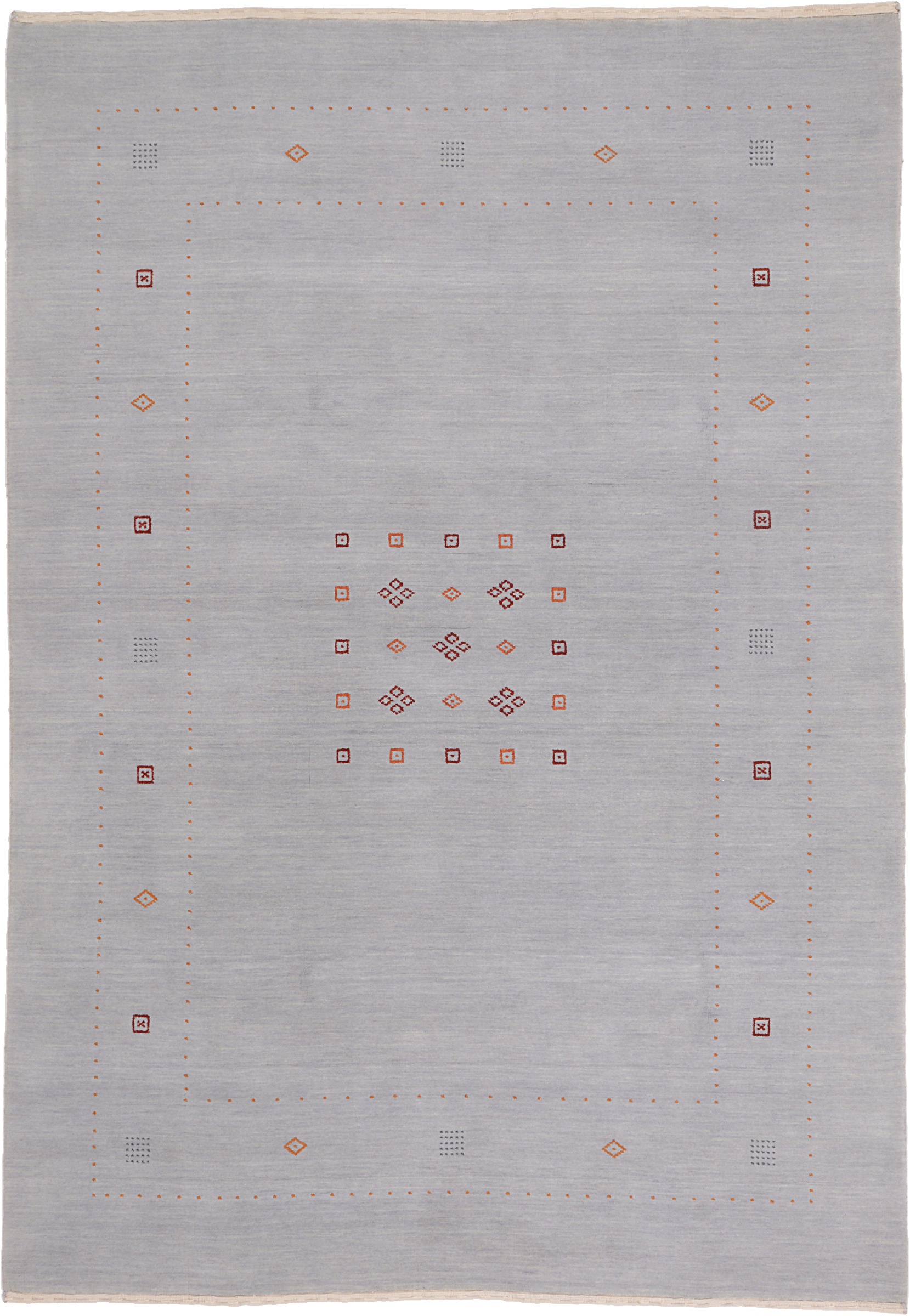 Loribaft Alcatifa 190x270 Branco (Indian) Atado À Mão