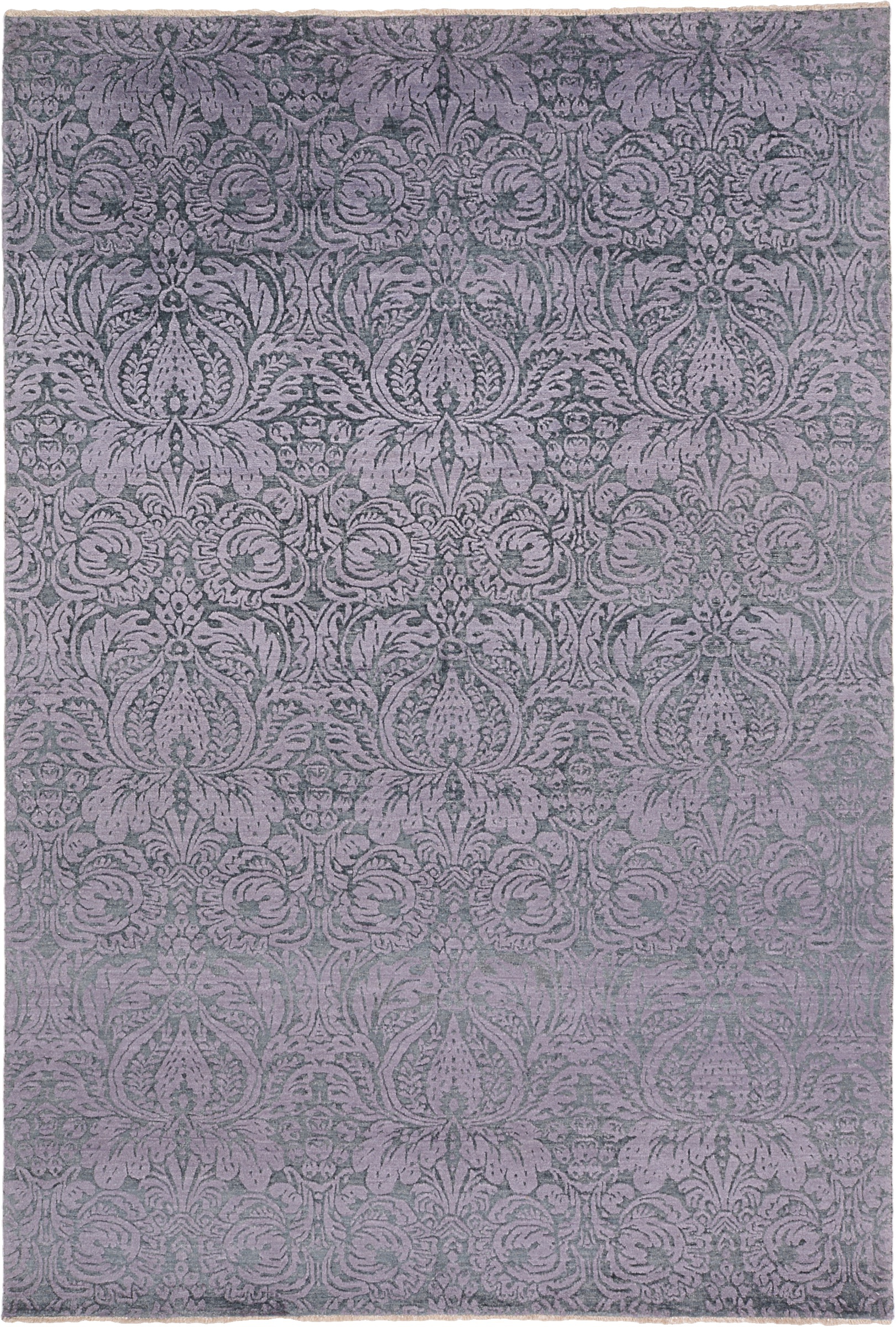 Asman Alfombra 240 x 170 Blanco (Indian) Anudado A Mano