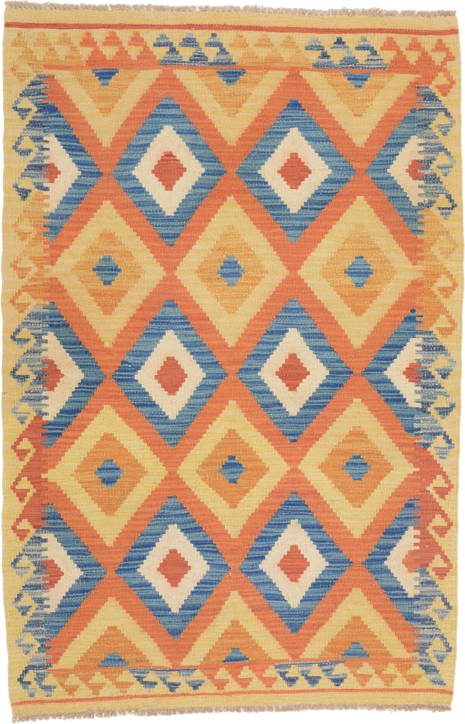 Kelim Orientální koberec 100x160 Šedá (Afghánistán) Ručně Vázané