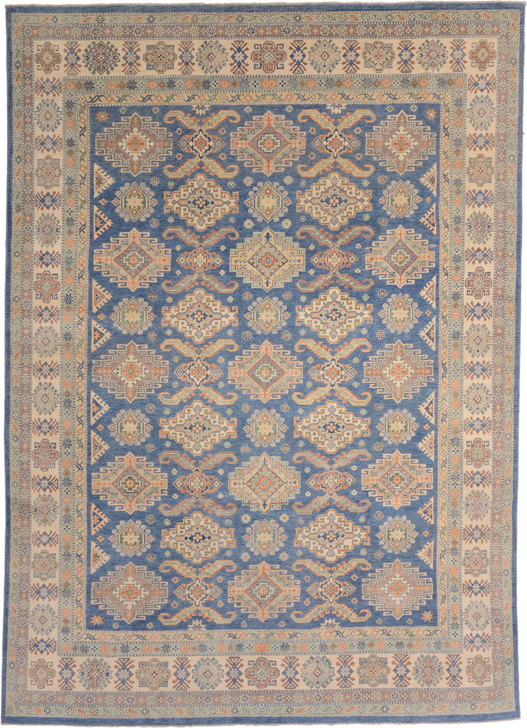 Kazak Koberec 270 x 370 Bílá (Pákistán) Ručně Vázané