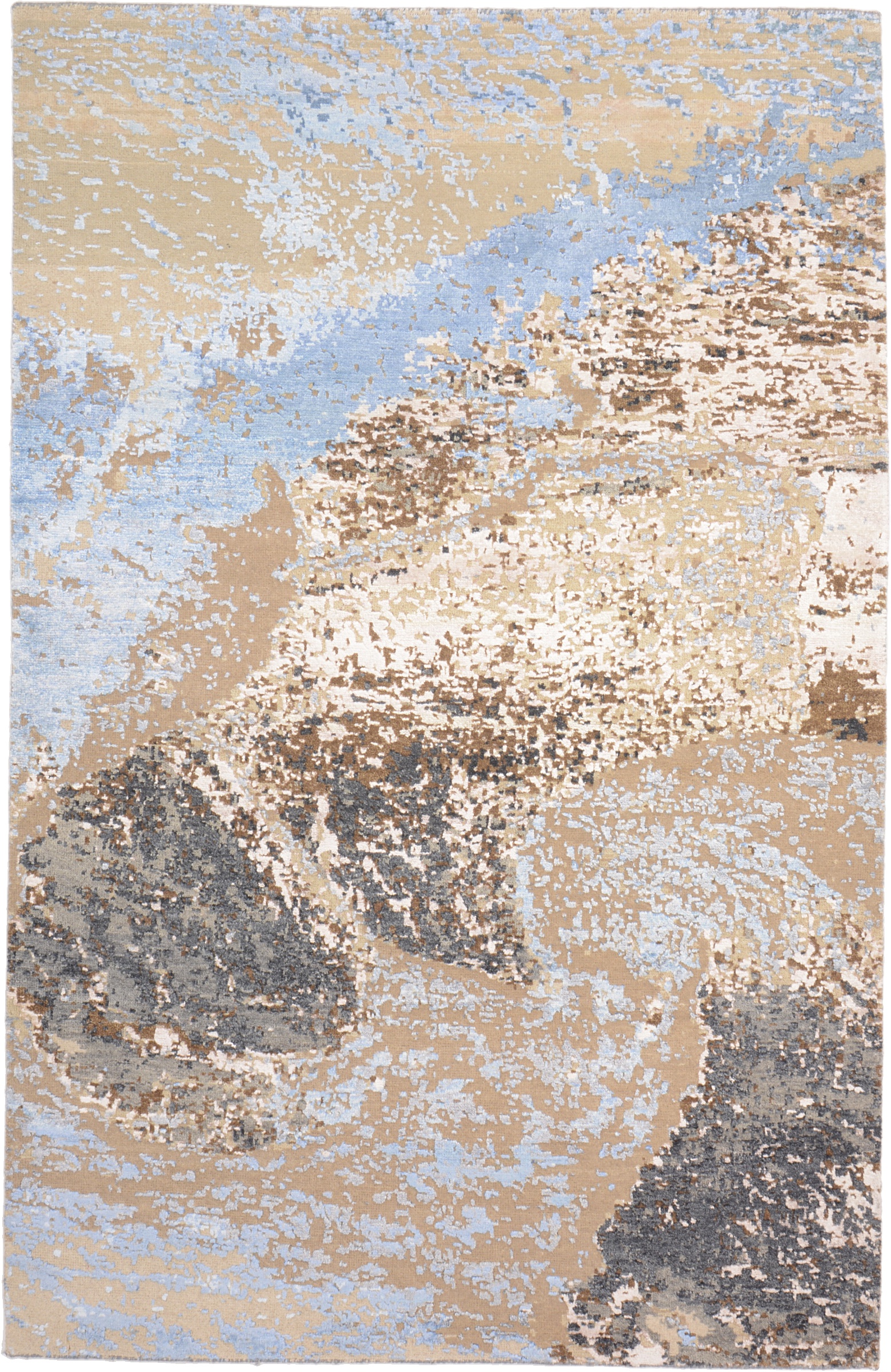 Asman Tappeto orientale 190 x 120 Bianco (Indian) Annodato A Mano