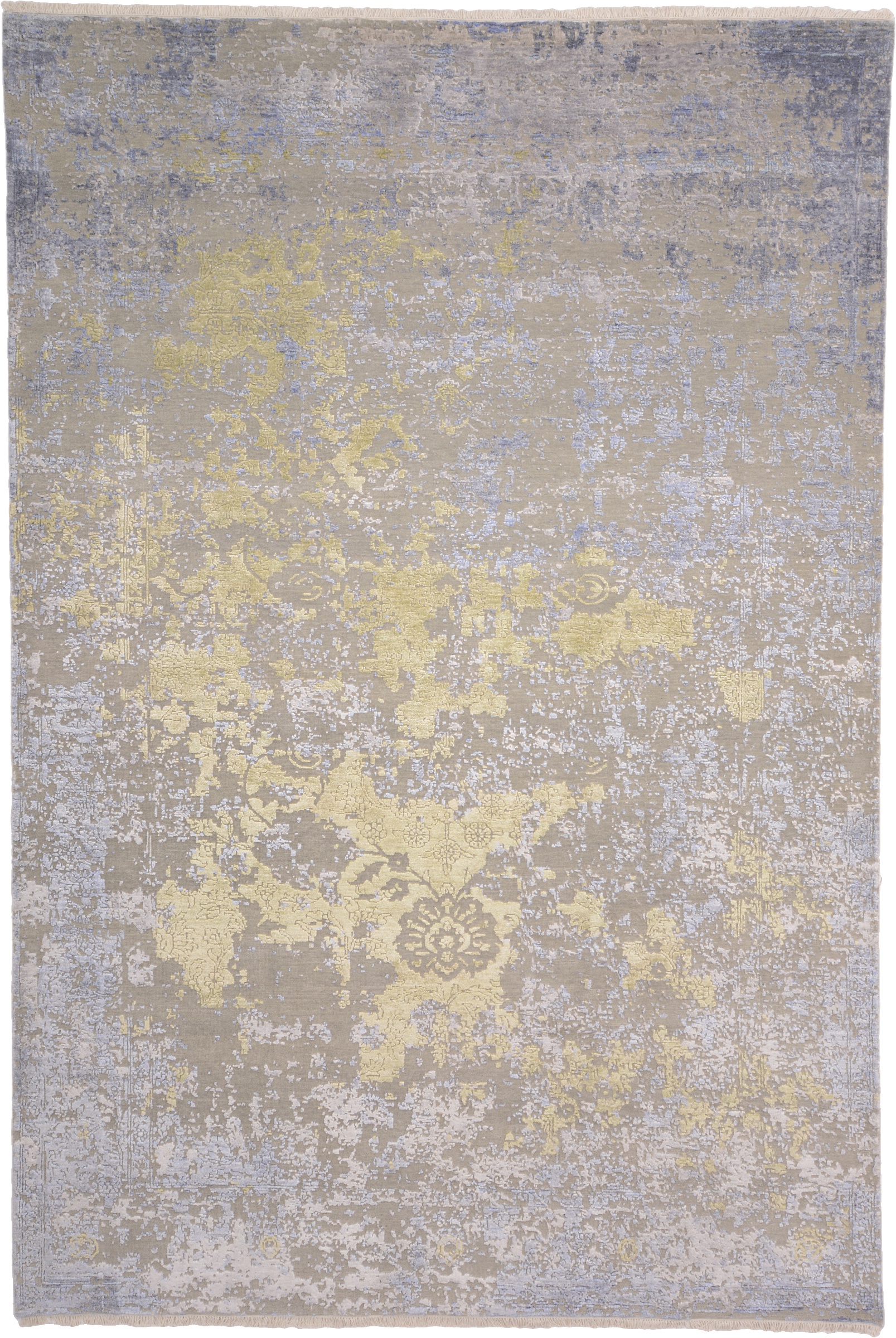 Neo Oriental rug 310x210 White (Indian) Hand Knotted