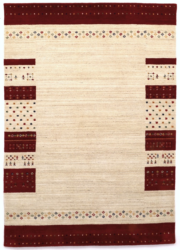 Loribaft Dywan 300 x 250 Beżowy (Indian) Handloomed