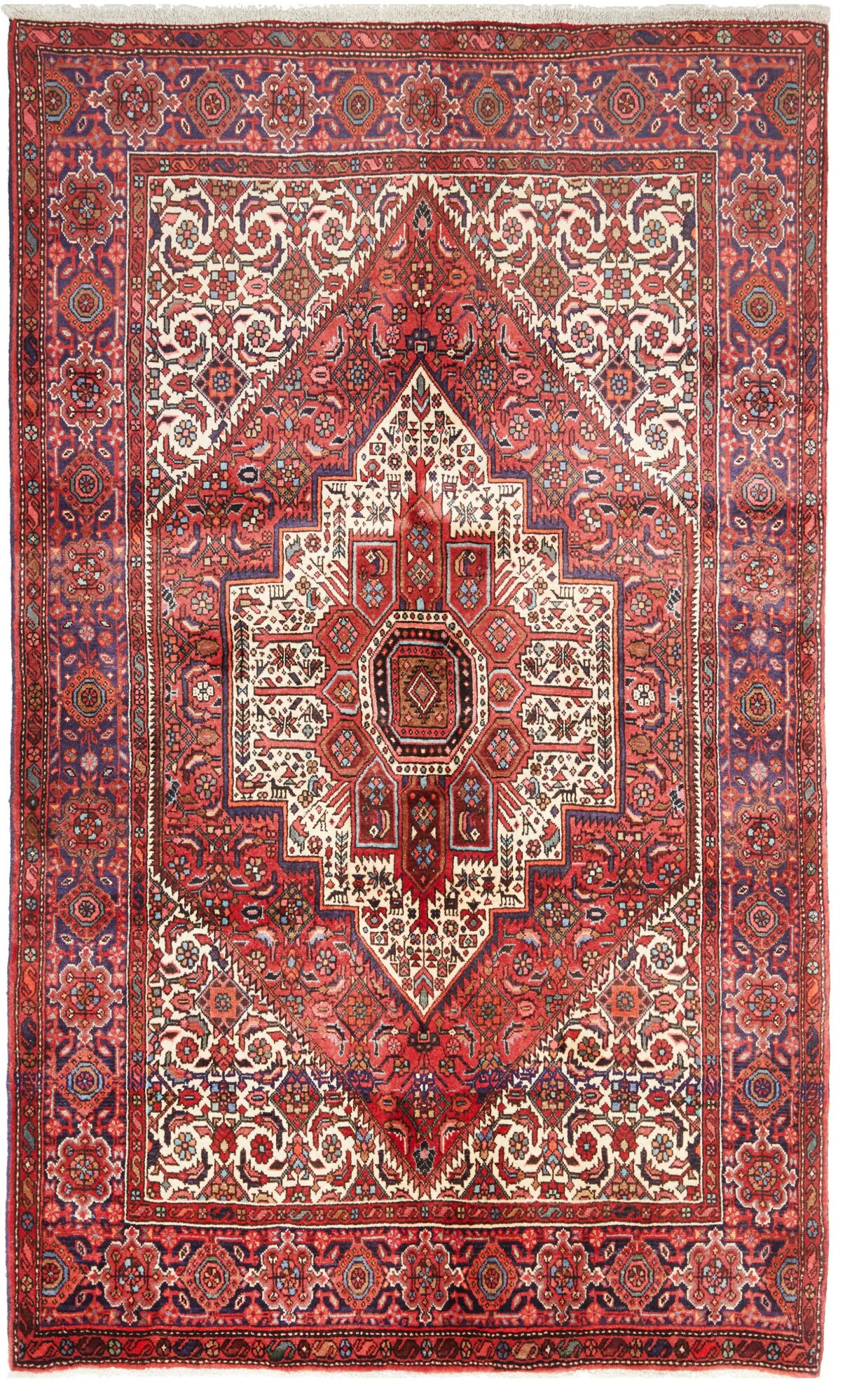 Gholtogh Alfombra persa 200x120 Marrón (Iran) Anudado A Mano
