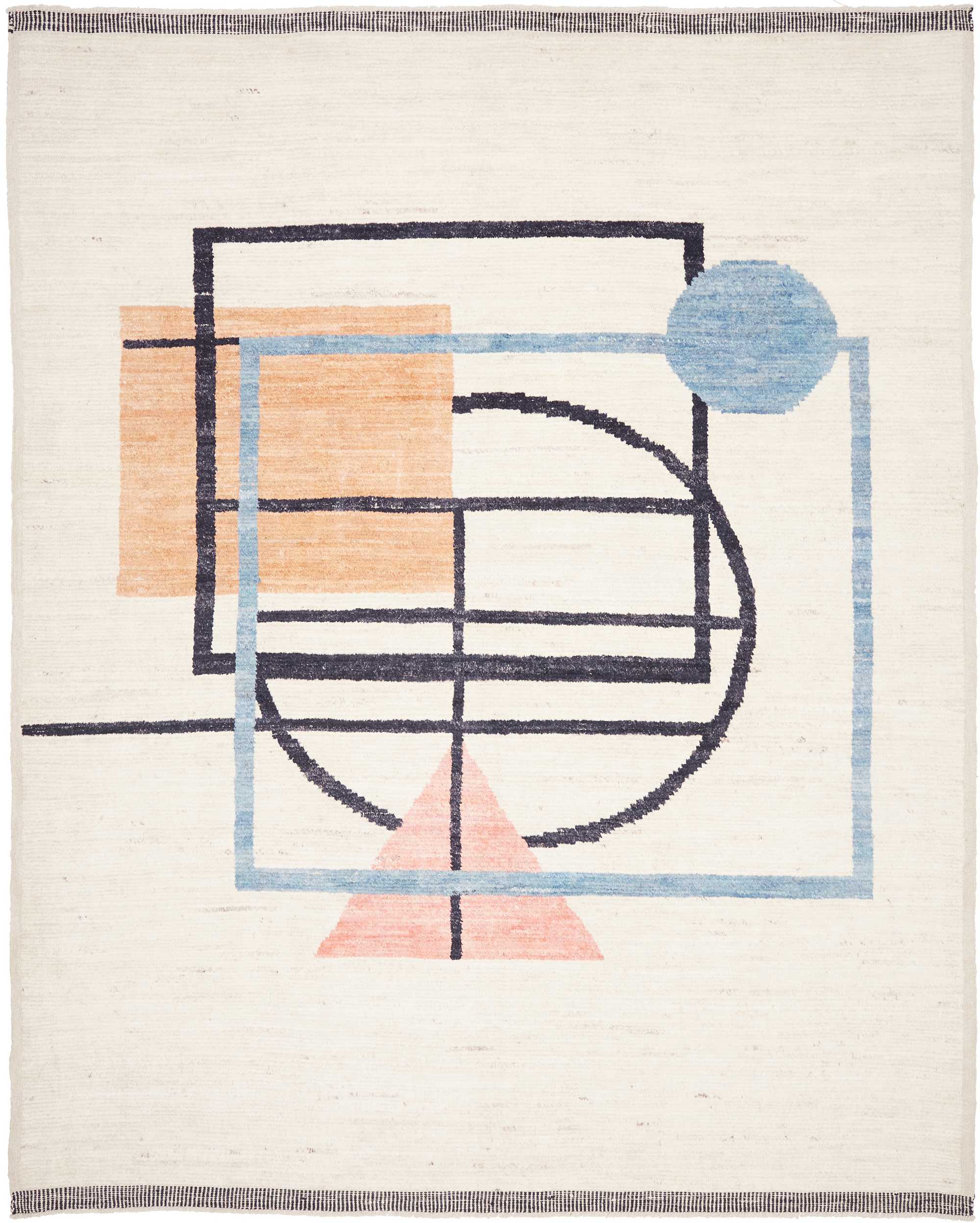 Berber Dywan orientalny 250 x 300 Biały (Pakistan) Ręcznie Tkany