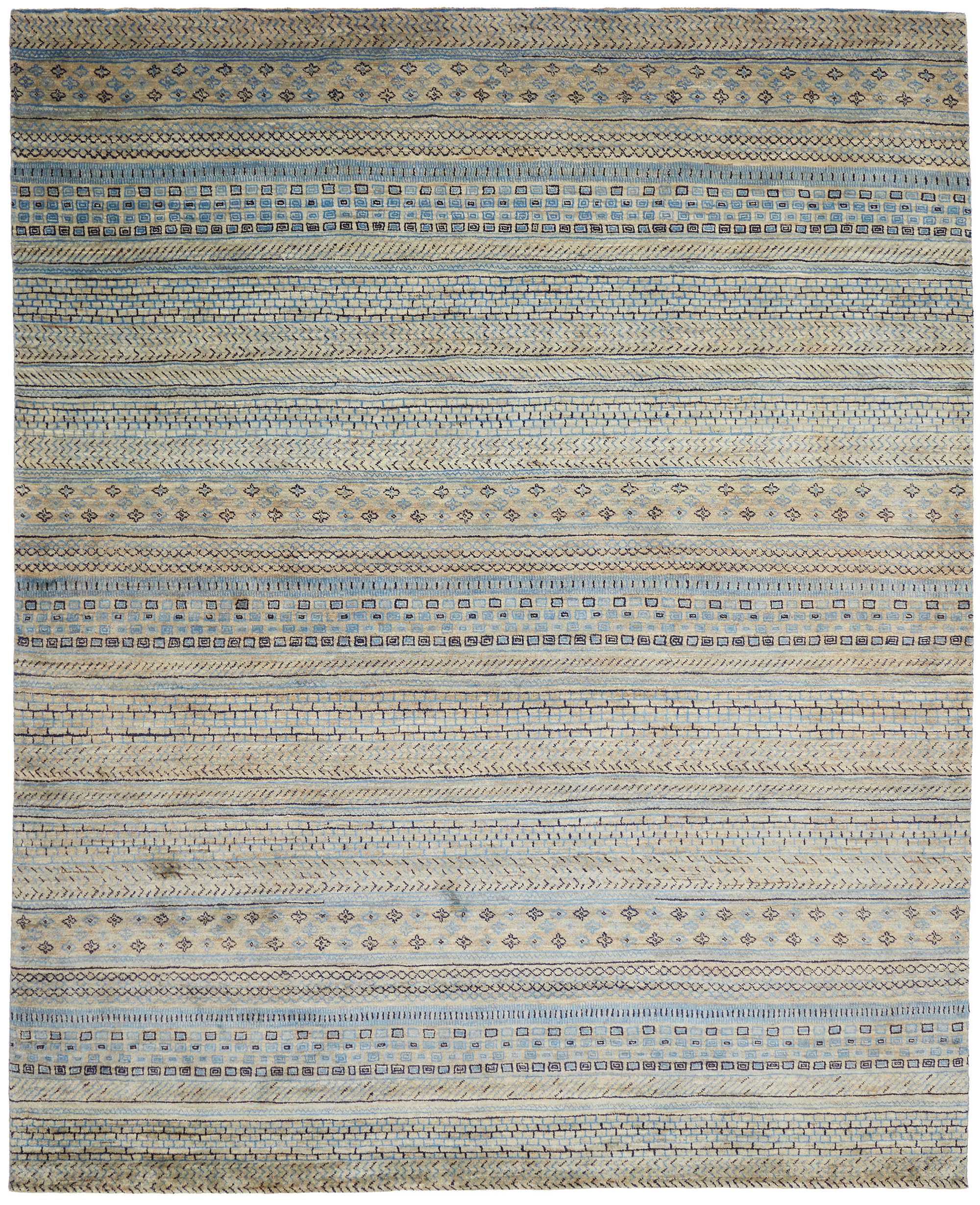 Loribaft Dywan 250 x 300 Biały (Pakistan) Ręcznie Tkany