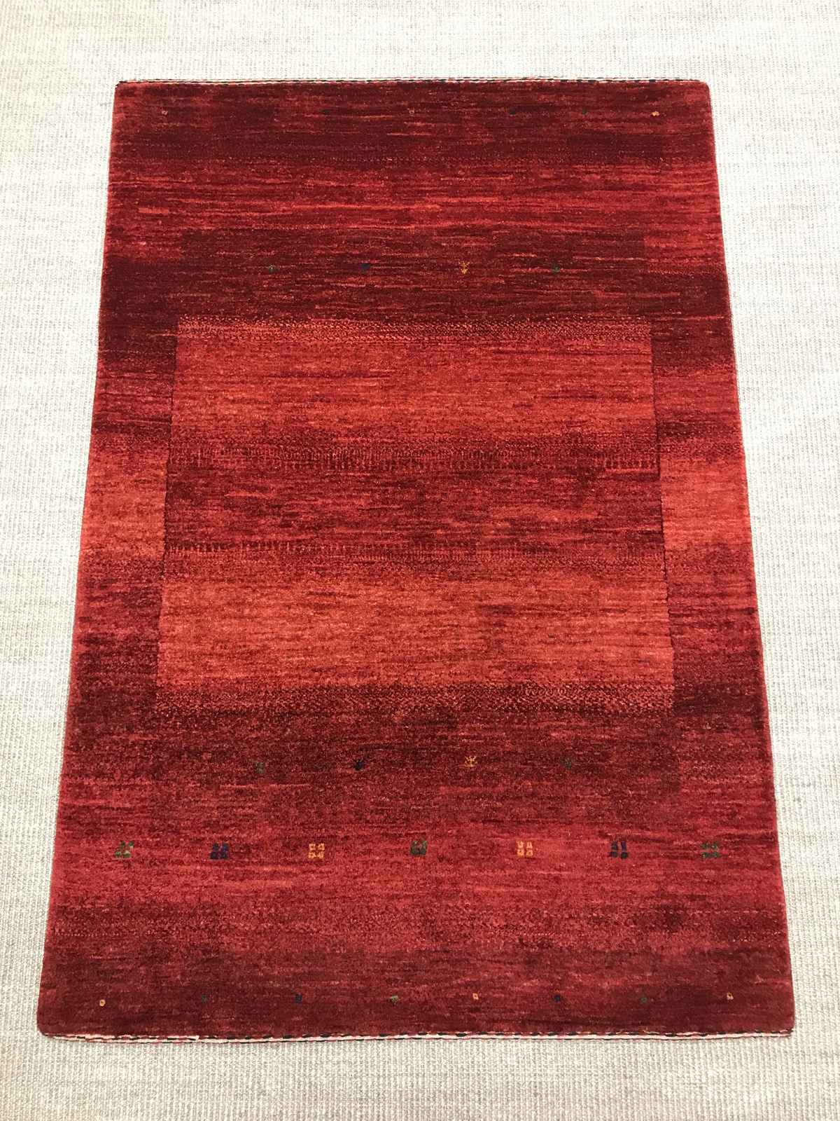 Loribaft Szőnyeg 140 x 100 Piros (Irán) Kézzel Csomózott