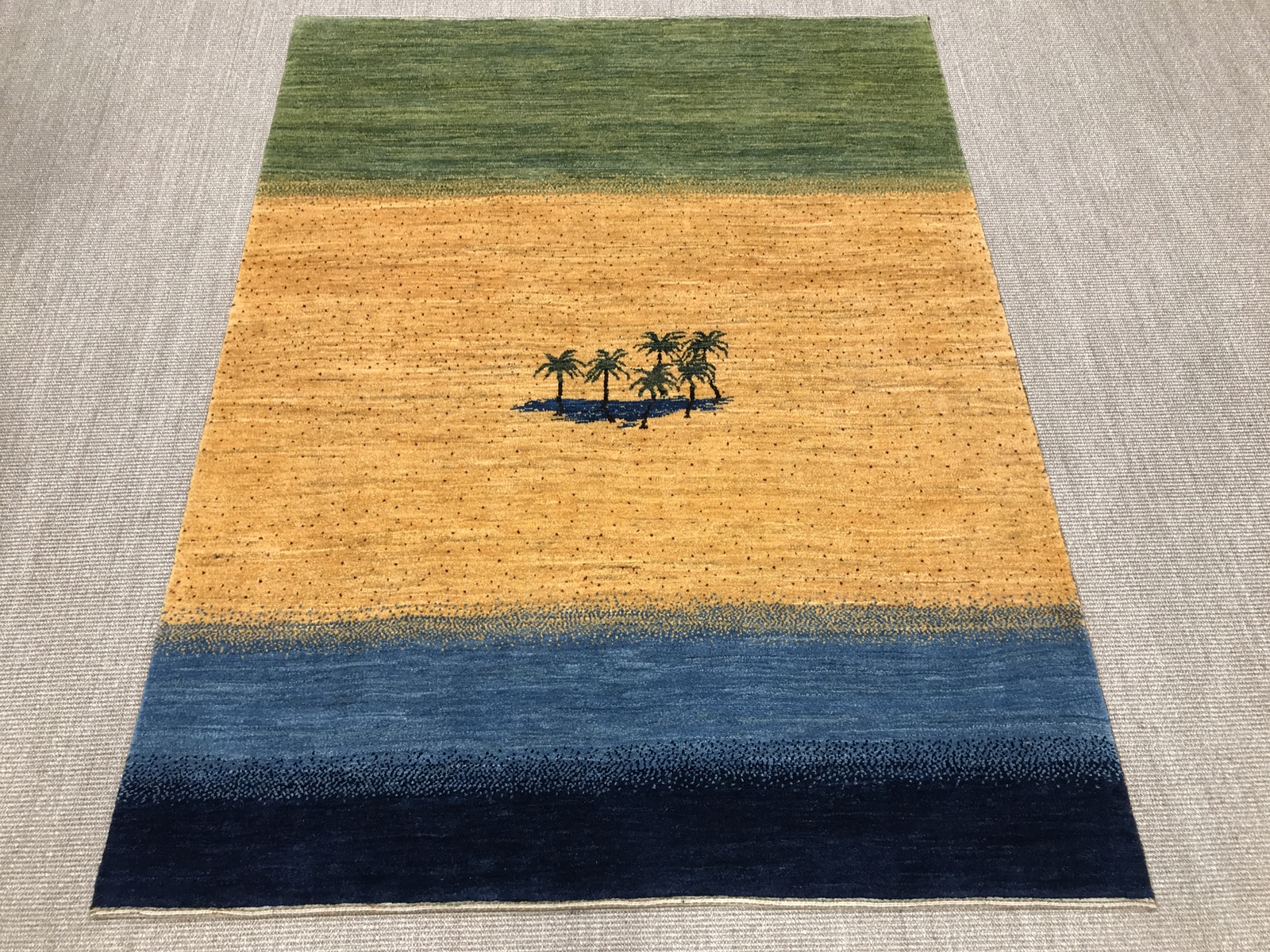 Loribaft Orientální koberec 150 x 200 Žlutá (Írán) Ručně Vázané