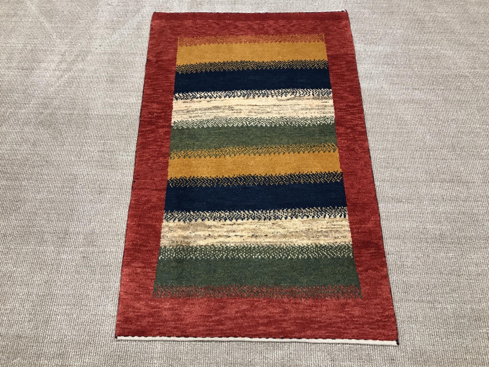 Gabbeh Alcatifa 100x150 (Irã) Atado À Mão