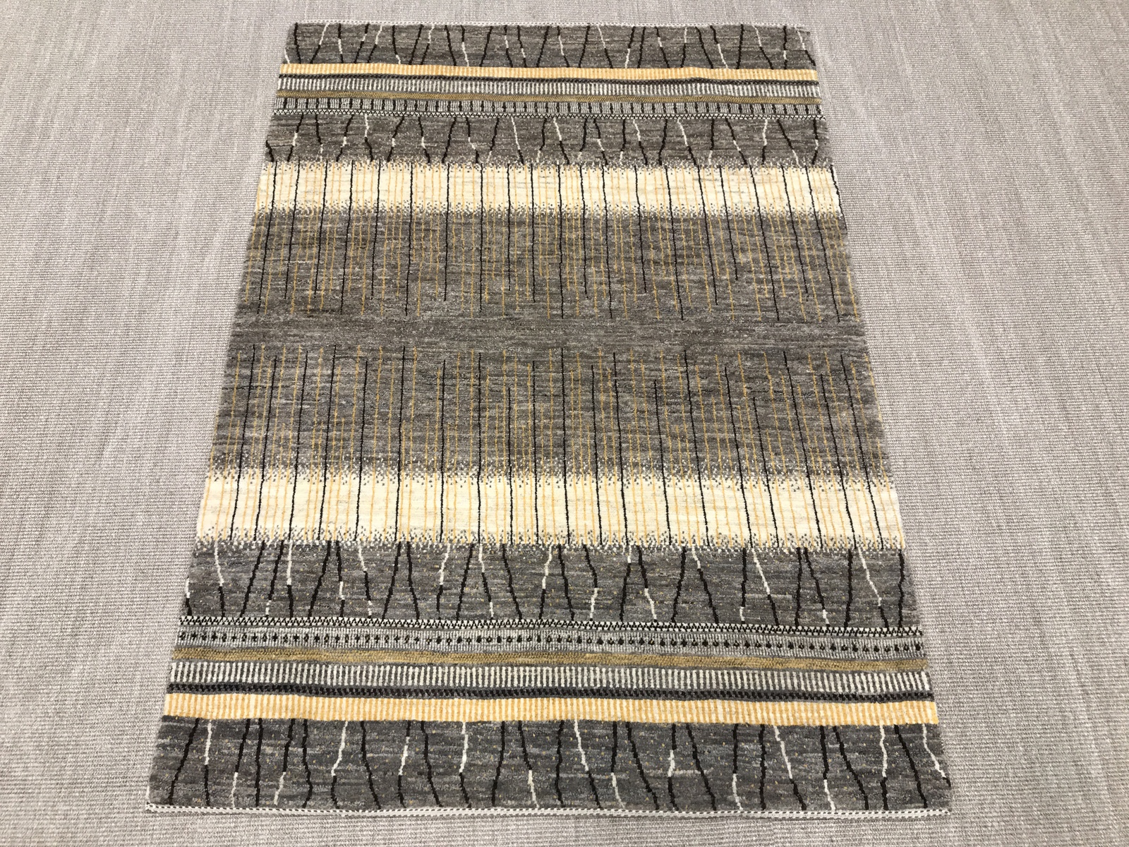 Loribaft Dywan 140x200 Beżowy (Iran) Ręcznie Tkany