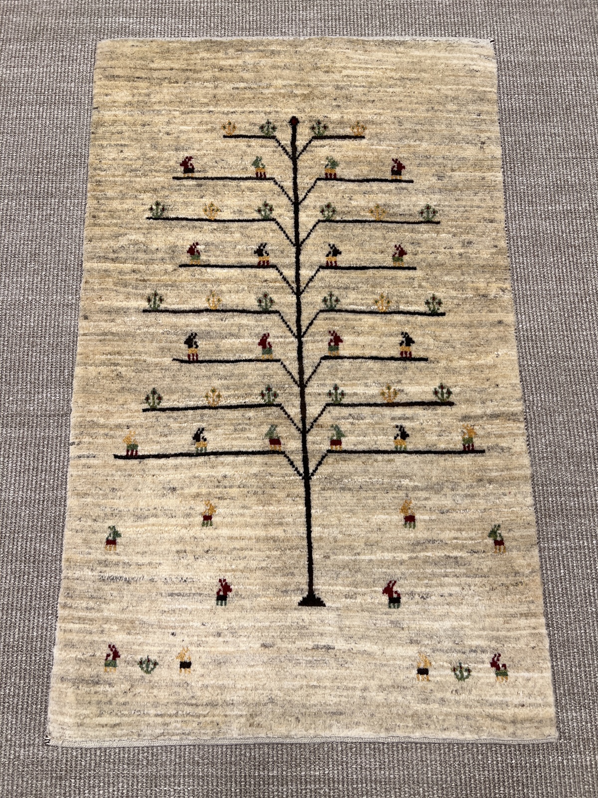 Gashguli Perserteppich 80x130 Rot (Iran) Handgeknüpft