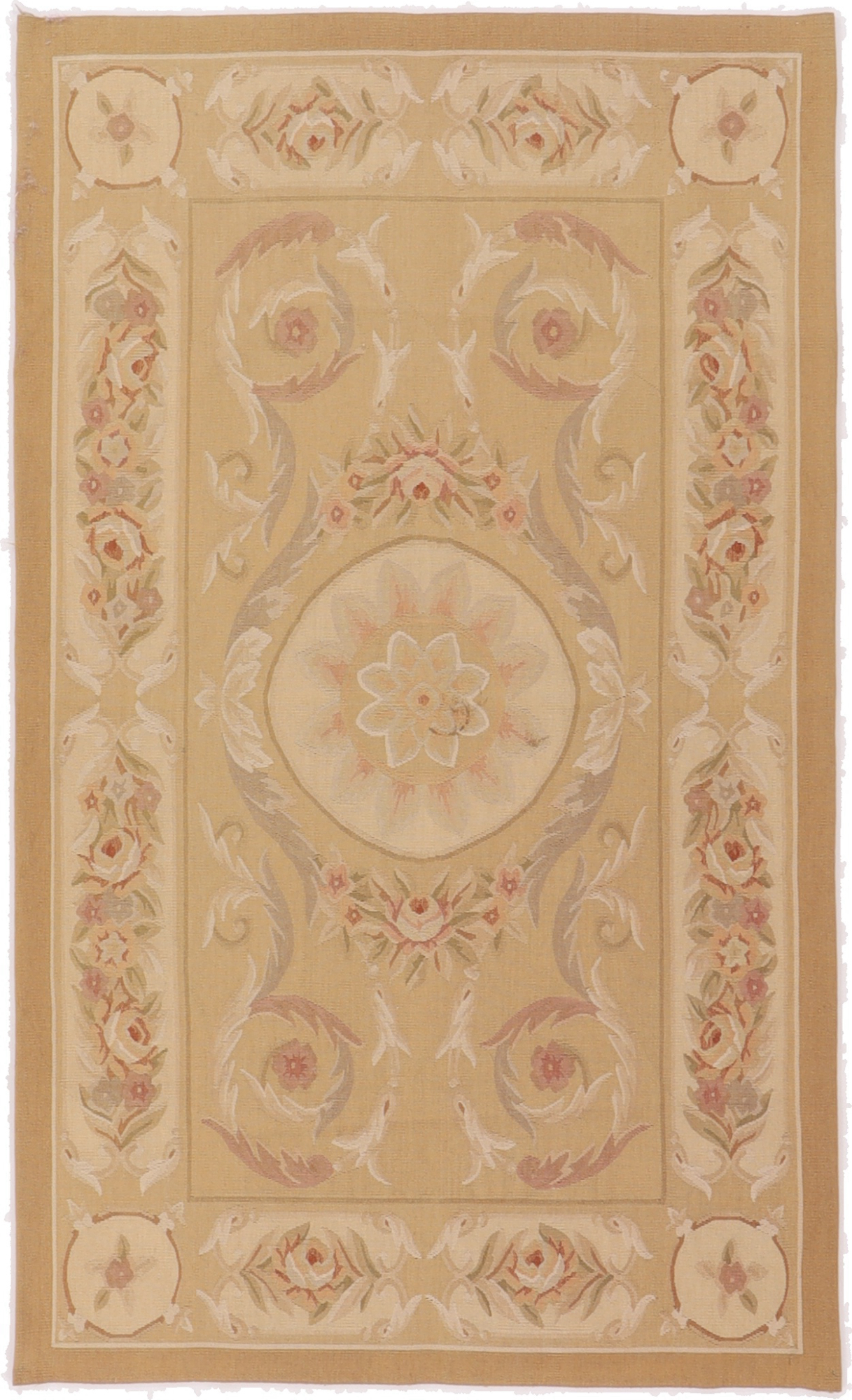 Abusan Tapete oriental 100x160 Branco (Oriental) Tecido À Mão