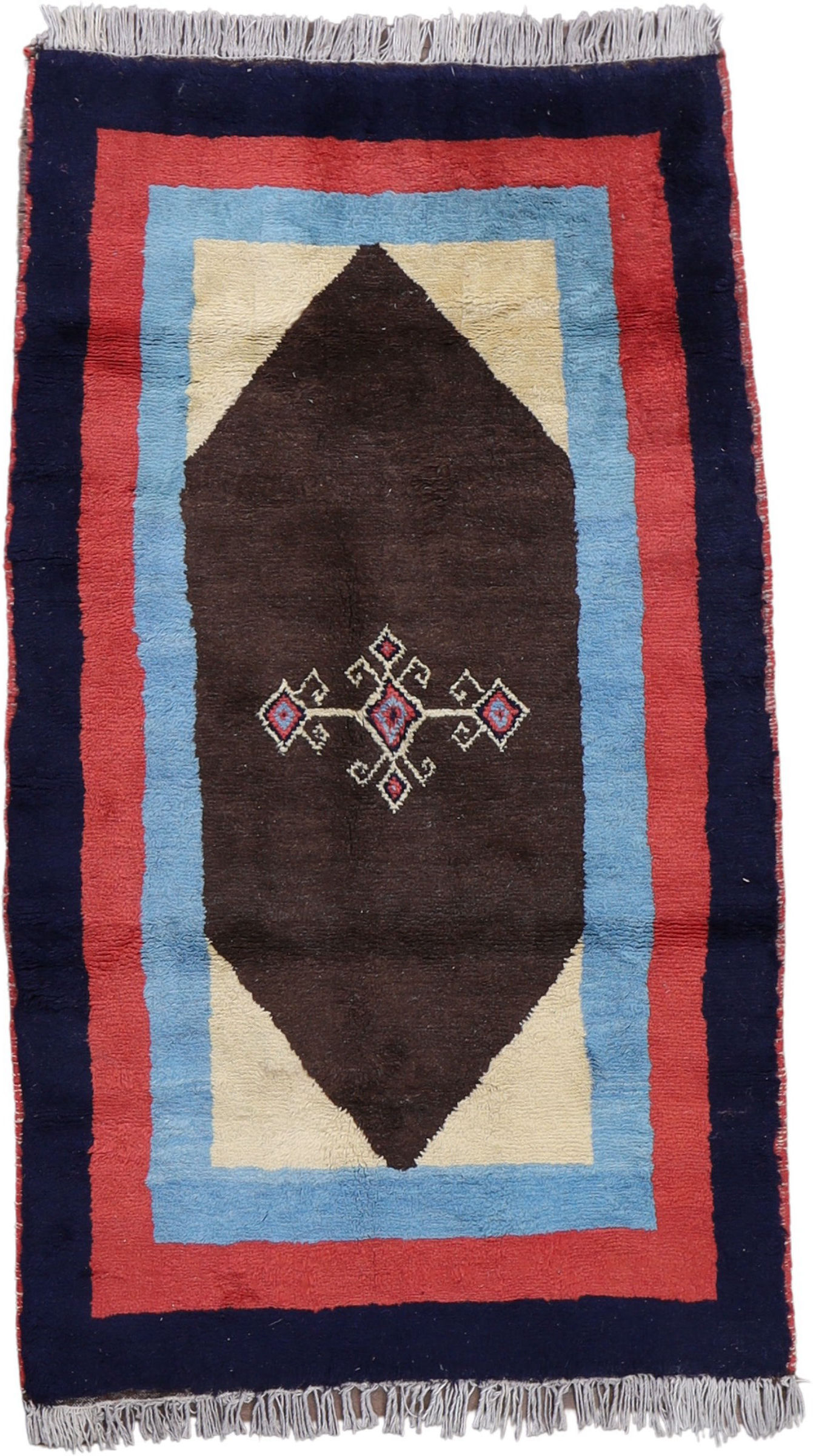 Gabbeh Perski dywan 200 x 120 Biały (Iran) Ręcznie Tkany