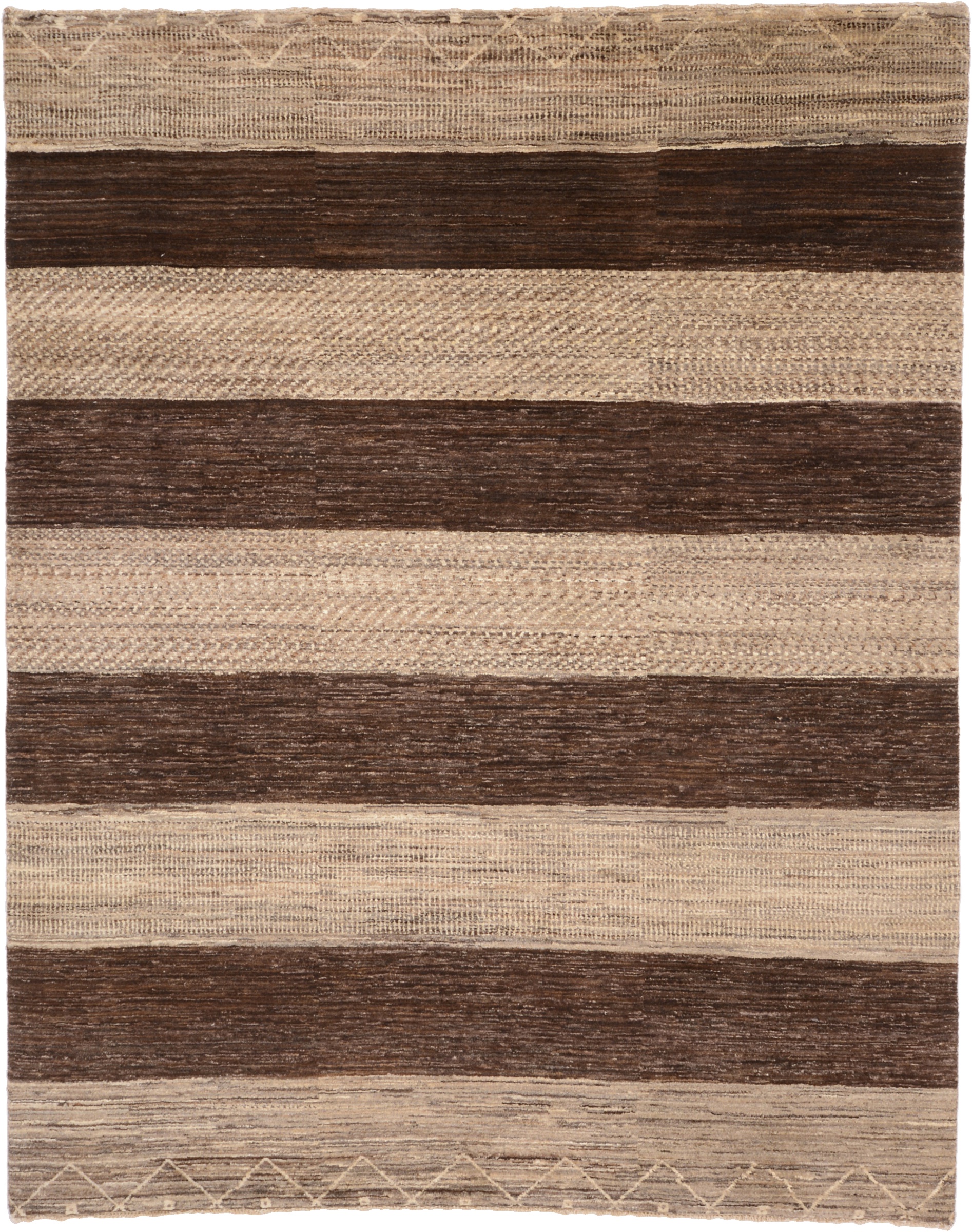 Gabbeh Teppich 250 x 200 Braun (Pakistan) Handgeknüpft