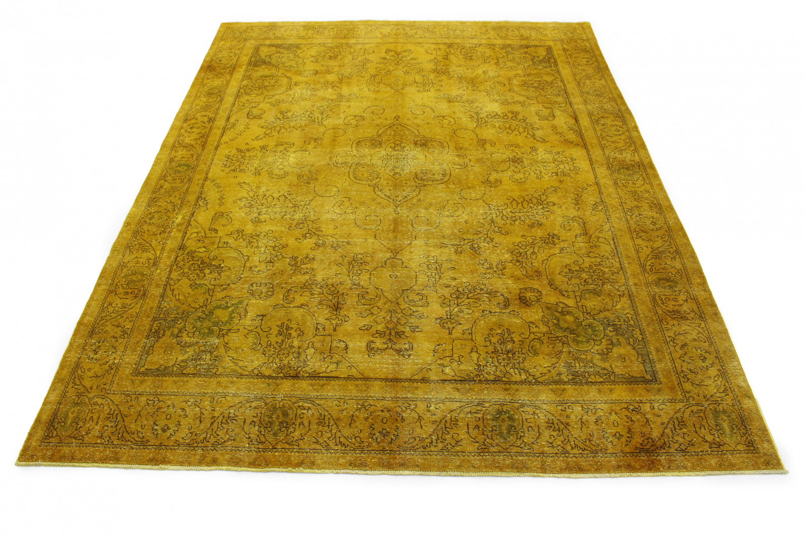 Vintage Oriental rug 290 x 380 Green (Oriental)