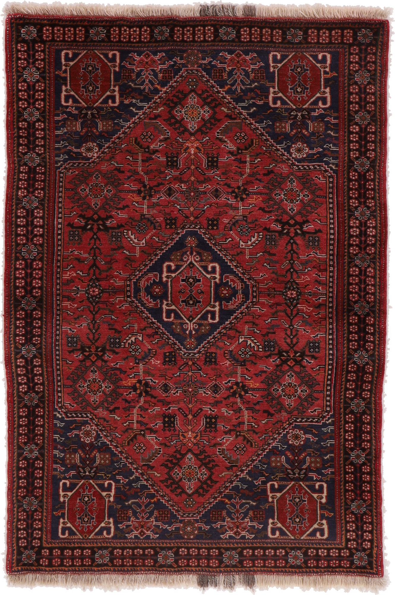 Orientální koberec 100 x 150 Šedá (Írán) Ručně Vázané