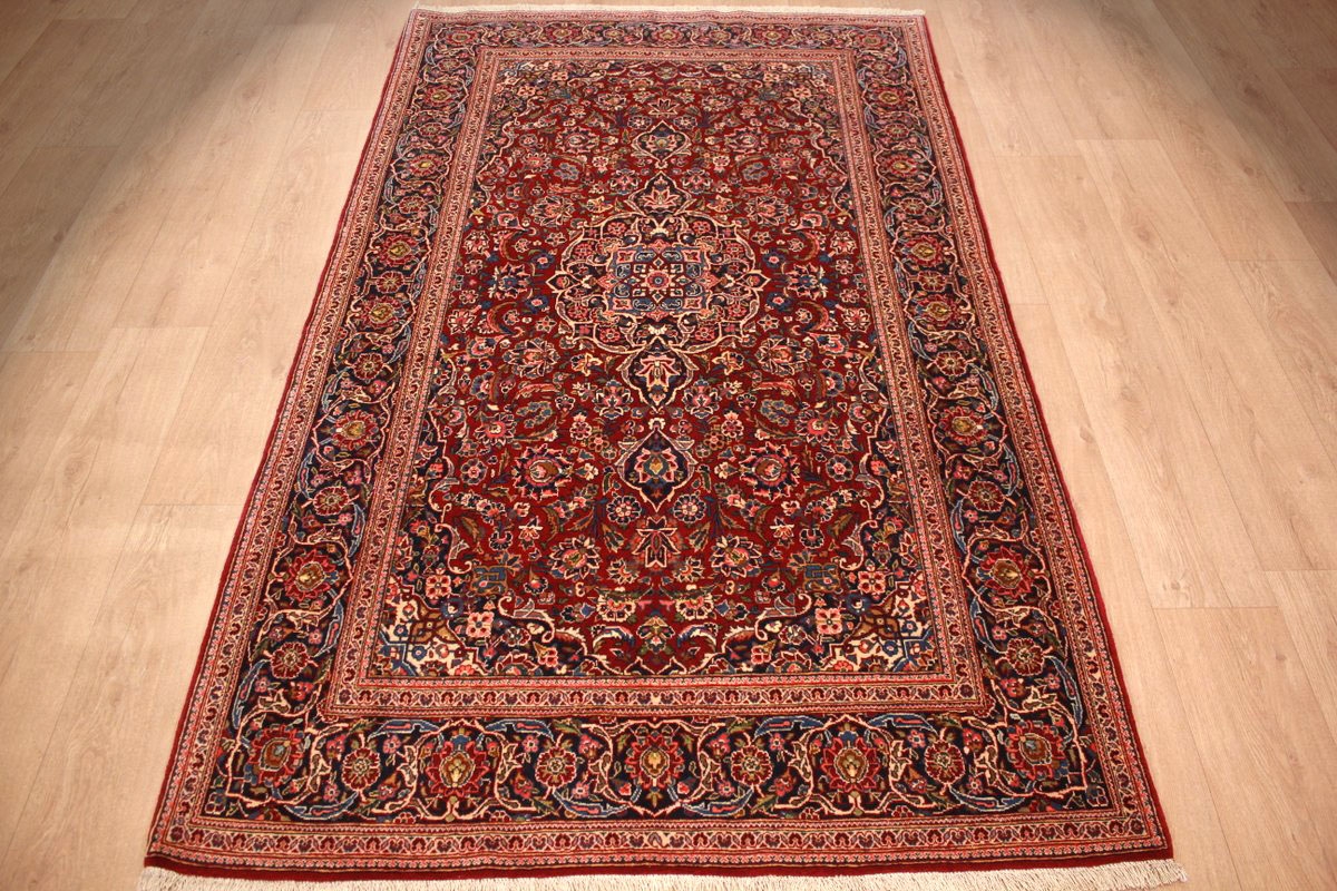 Kashan Orientální koberec 130x230 (Írán) Ručně Vázané