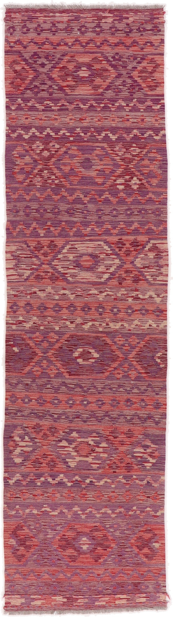 Kelim Orientalsk tæppe 300 x 80 (Afghanistan) Håndvævet