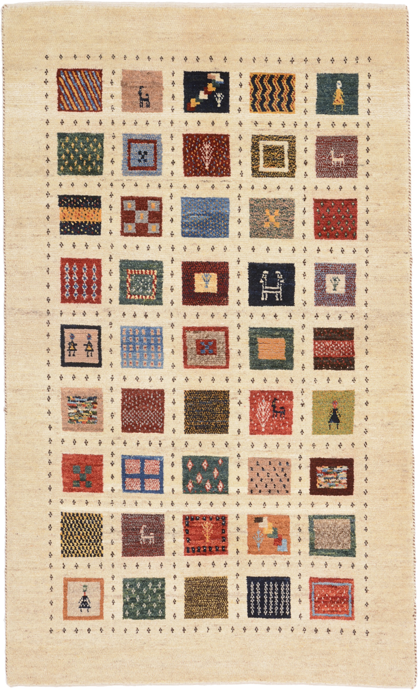 Loribaft Szőnyeg 160x90 Szürke (Irán) Kézzel Csomózott