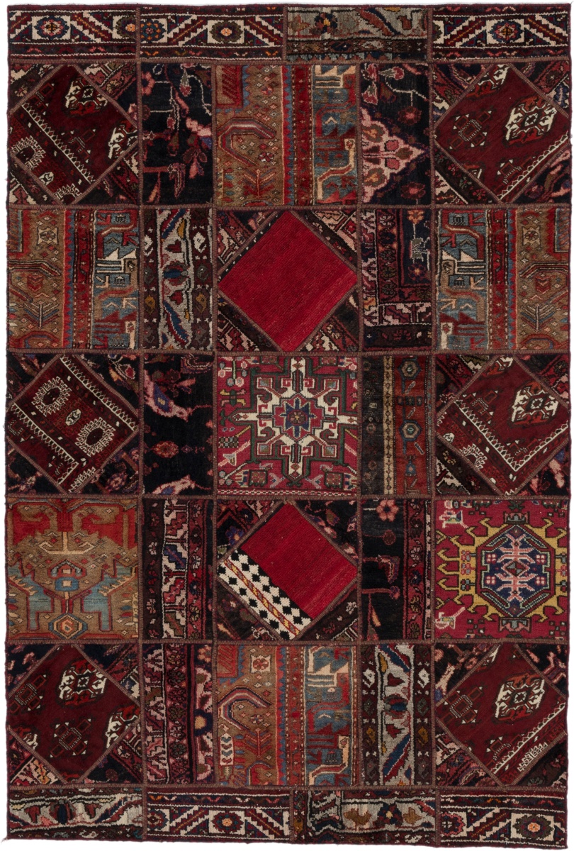 Persian Alcatifa 230 x 160 Cinzento (Irã) Atado À Mão