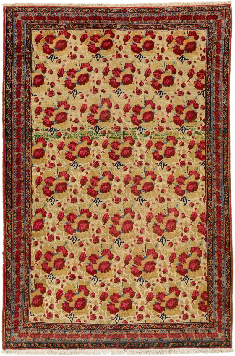 Sirjan Persian rug 150 x 240 Green (Iran) Hand Knotted