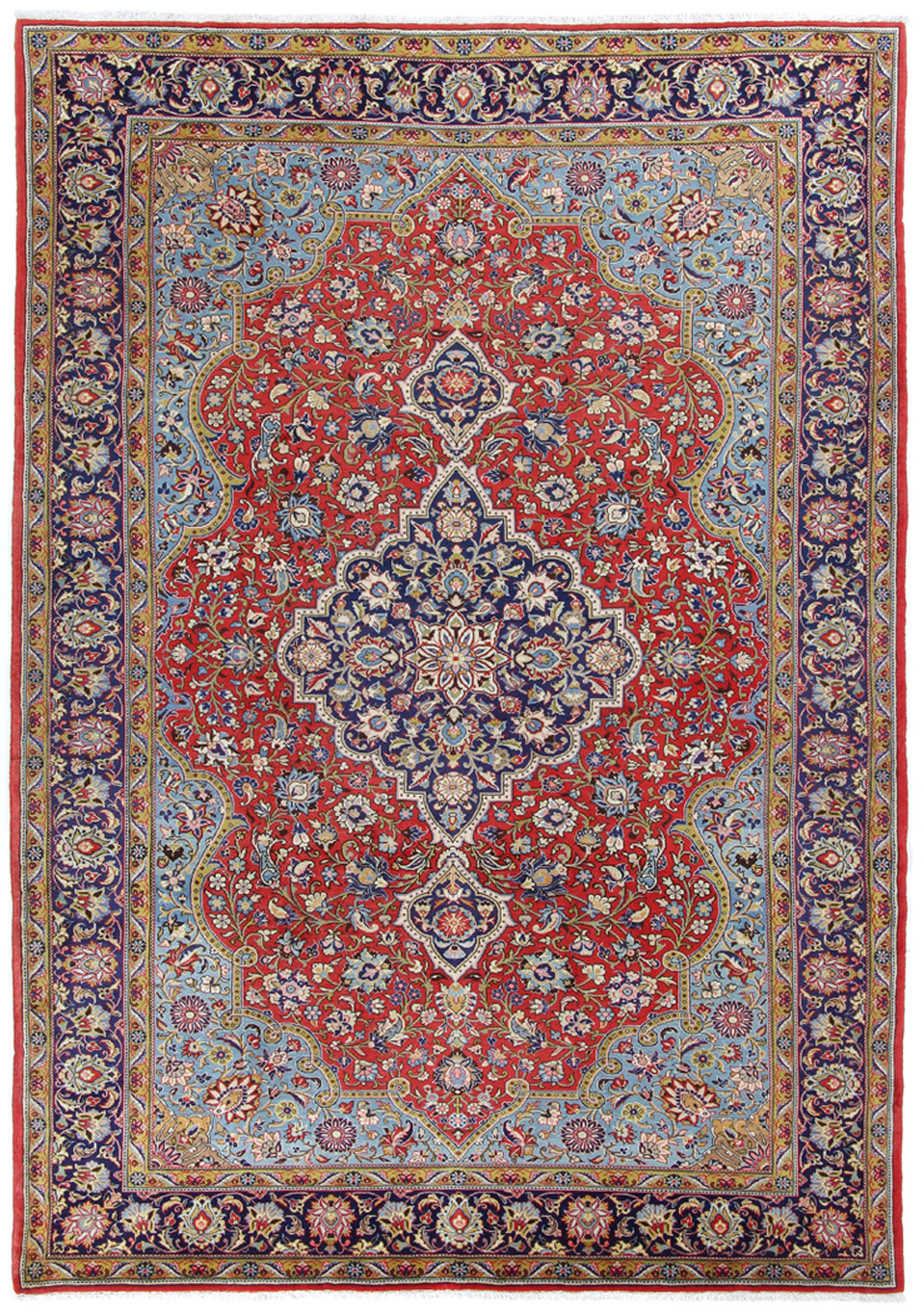 Sarouk Teppe 320 x 230 Hvit (Iran) Håndknyttet