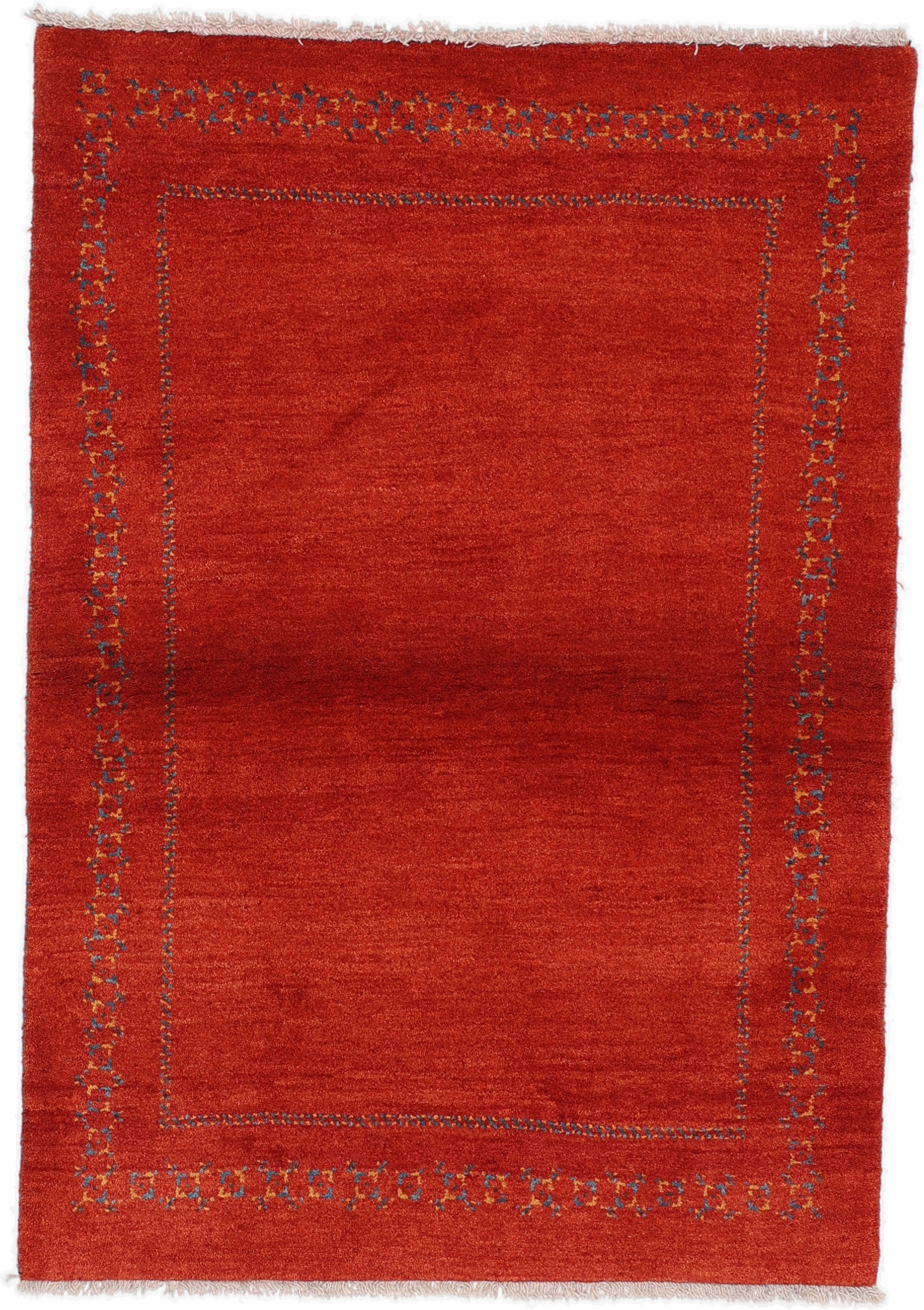 Gabbeh Dywan 150 x 110 Biały (Iran) Ręcznie Tkany